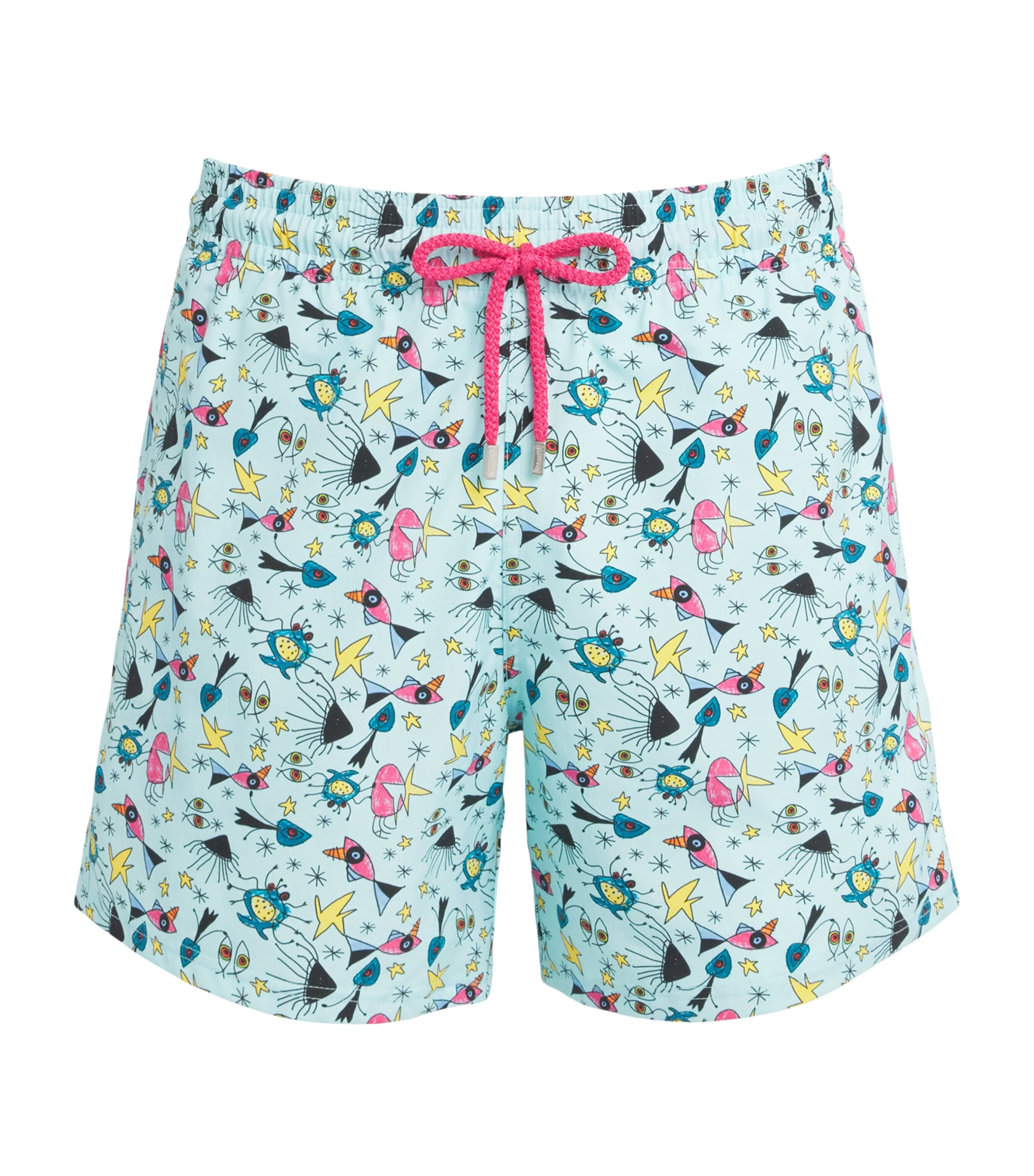 Vilebrequin Mens Printed Moorise Swim Shorts Oxygene