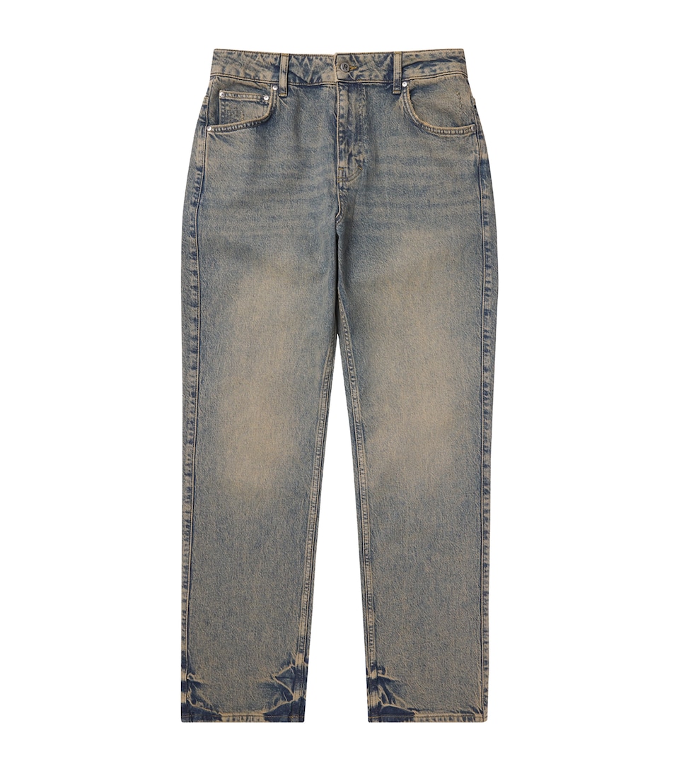 Bleached Straight Jeans