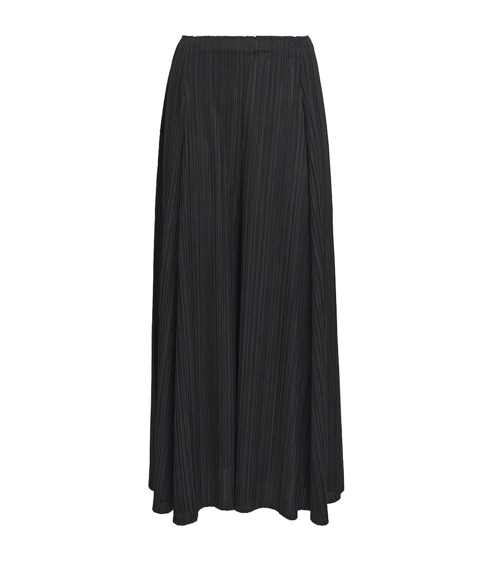Pleats Please Issey Miyake Womens Mellow Pleats Trousers Black