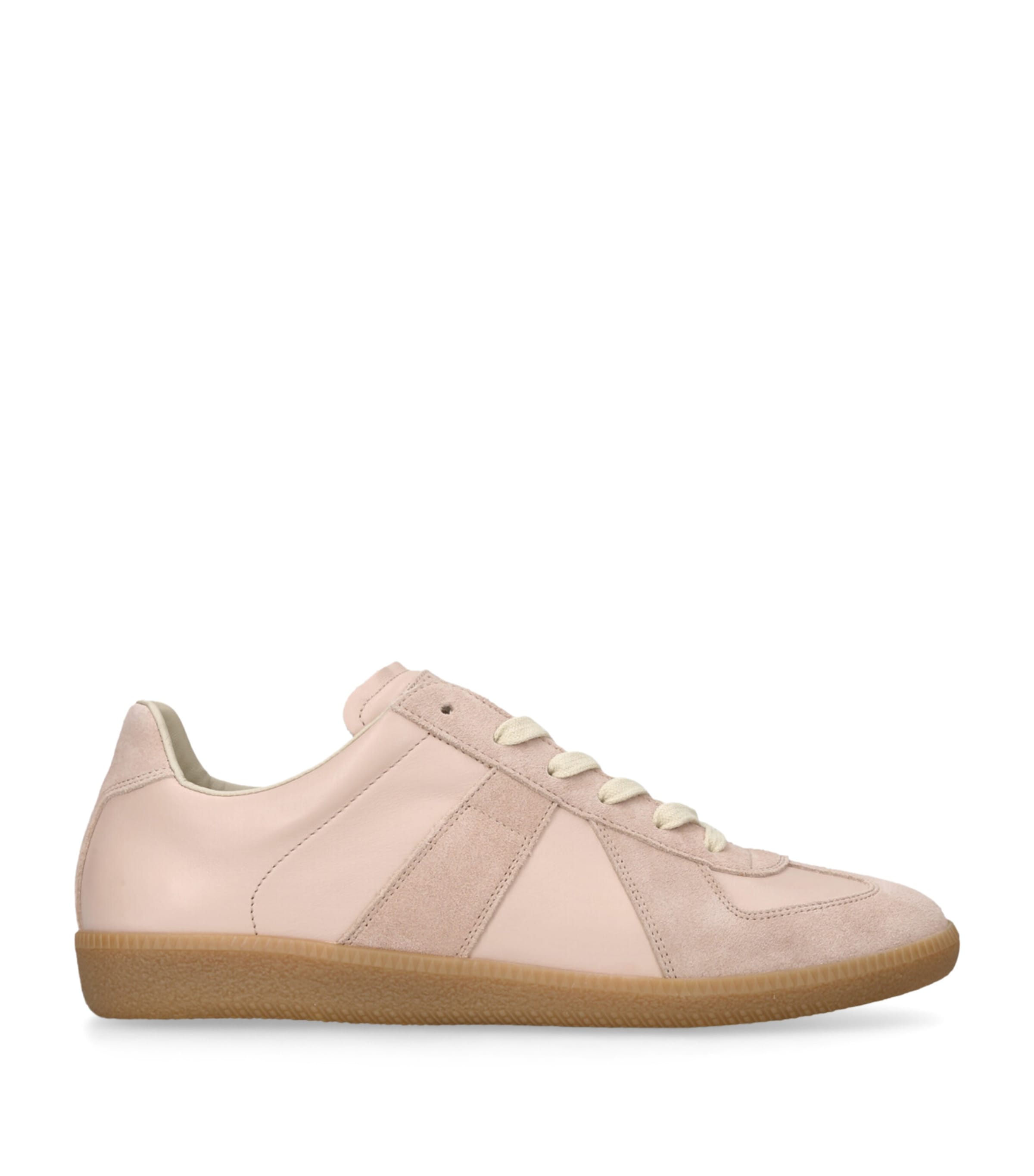 Leather-Suede Replica Sneakers