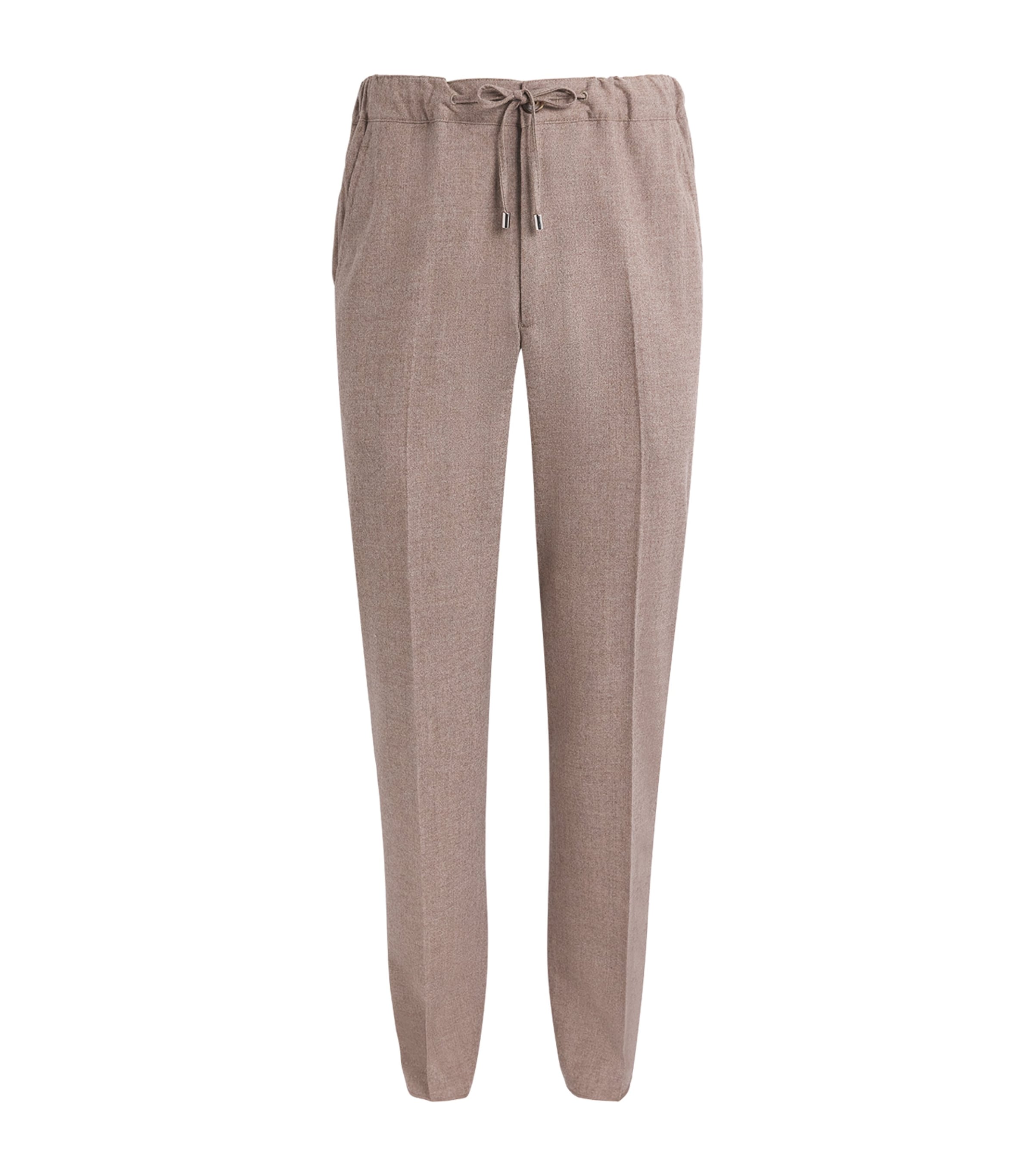 Fioroni Cashmere Mens Virgin Wool Straight Chinos