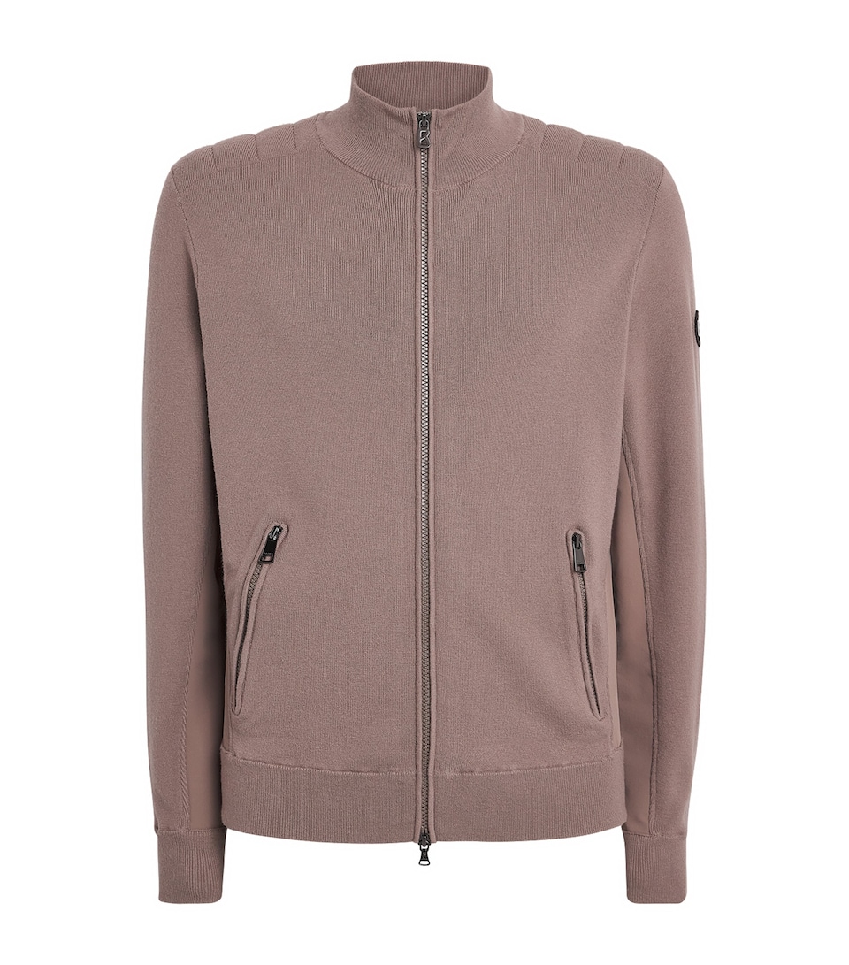 Bogner Mens Zip-Up Mark Sweatshirt Pine Cone