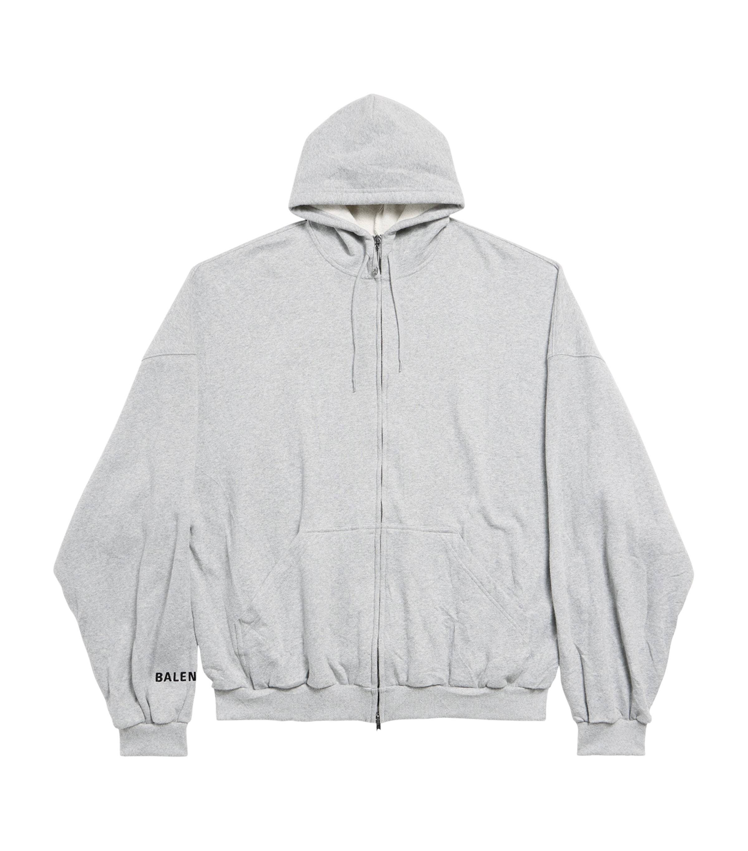 【 BALENCIAGA 】 Trompe L'oeil Hoodie Men's Trompe L'œil Hoodie in Anthracite | Balenciaga US