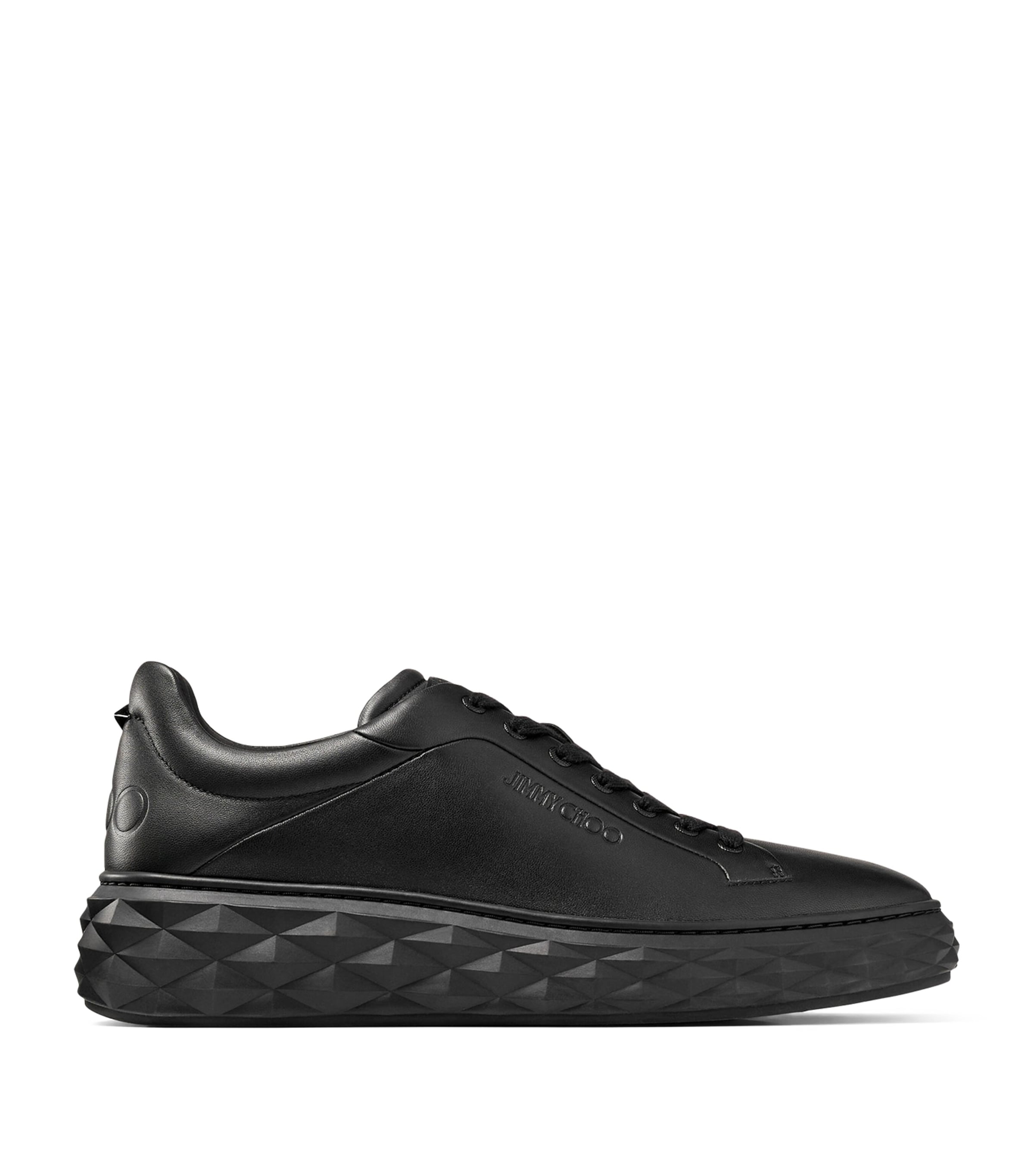 Jimmy Choo Diamond Maxi Low-Top Sneakers V Black/black