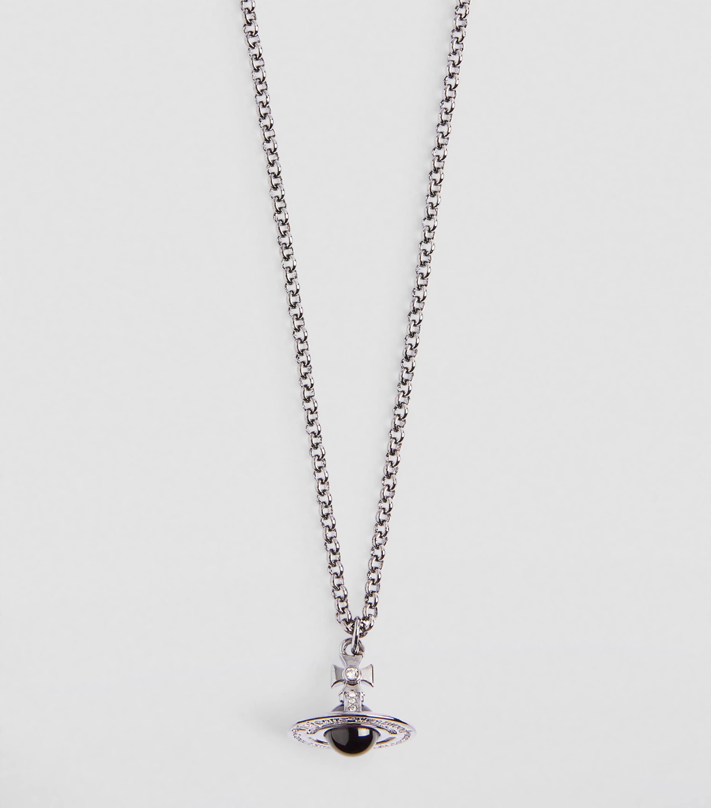 ＊関税送料込み＊ Vivienne Westwood 1101038Q W00XV Vivienne Westwood Necklace Mayfair silver C:80cm T:4.2cm w