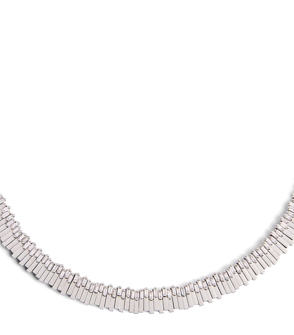 White Gold and Diamond Golden Age Necklace