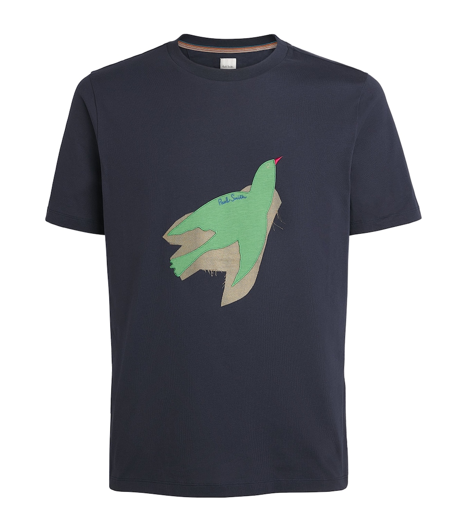 Paul Smith Mens Cotton Bird T-Shirt