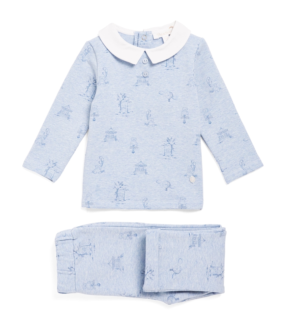 Cotton Top and Trousers Set (0-24 Months)