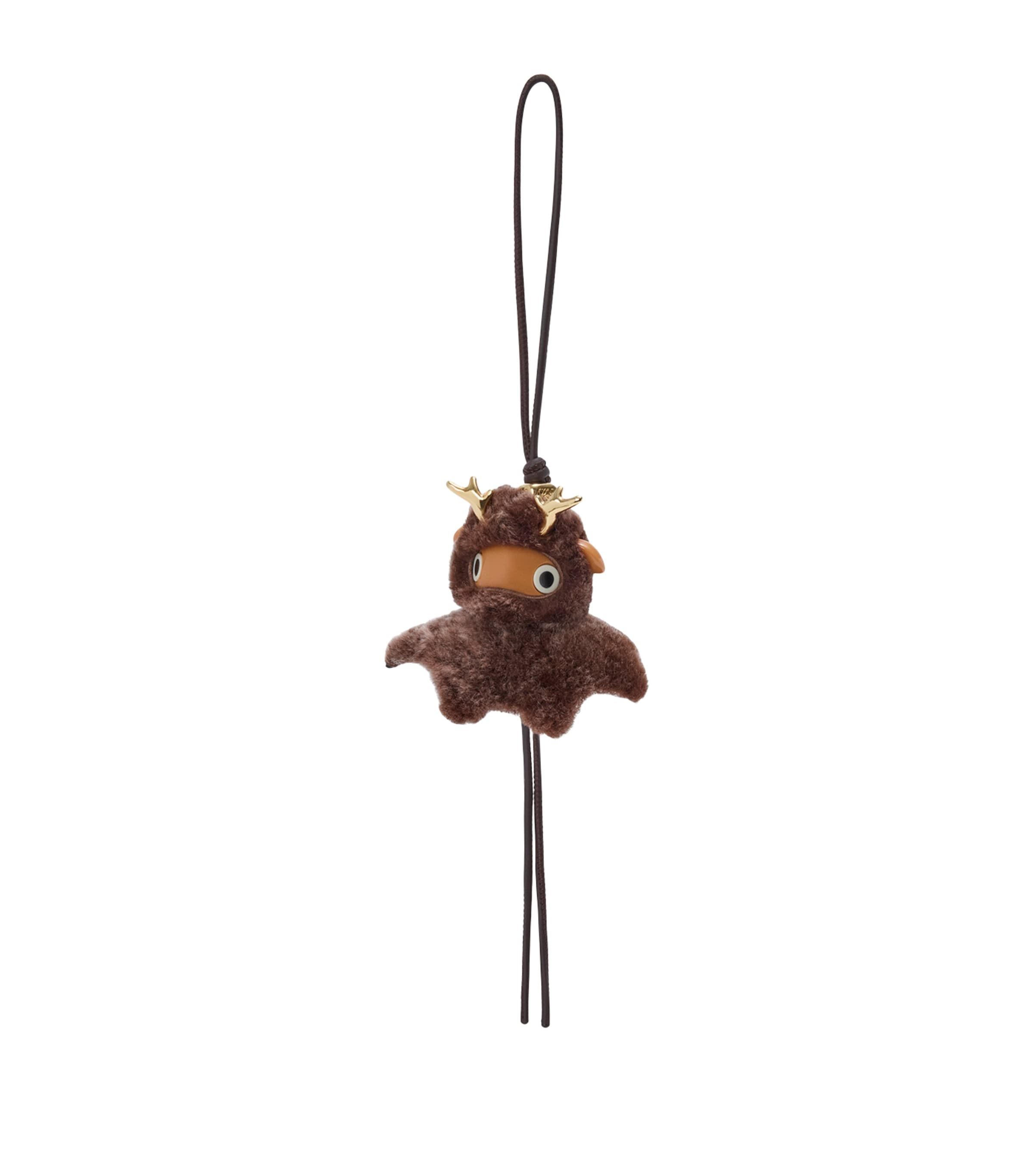 Shearling Deer Puzz Bag Charm
