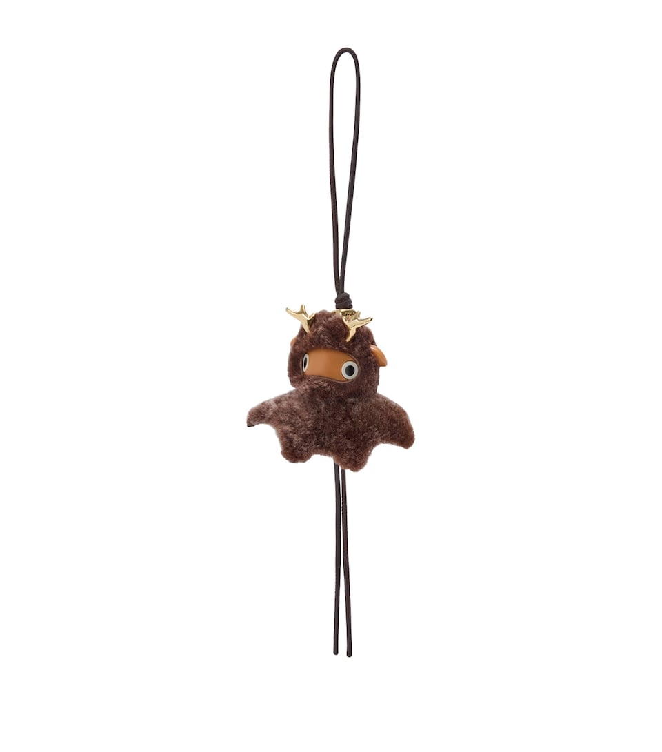 Shearling Deer Puzz Bag Charm