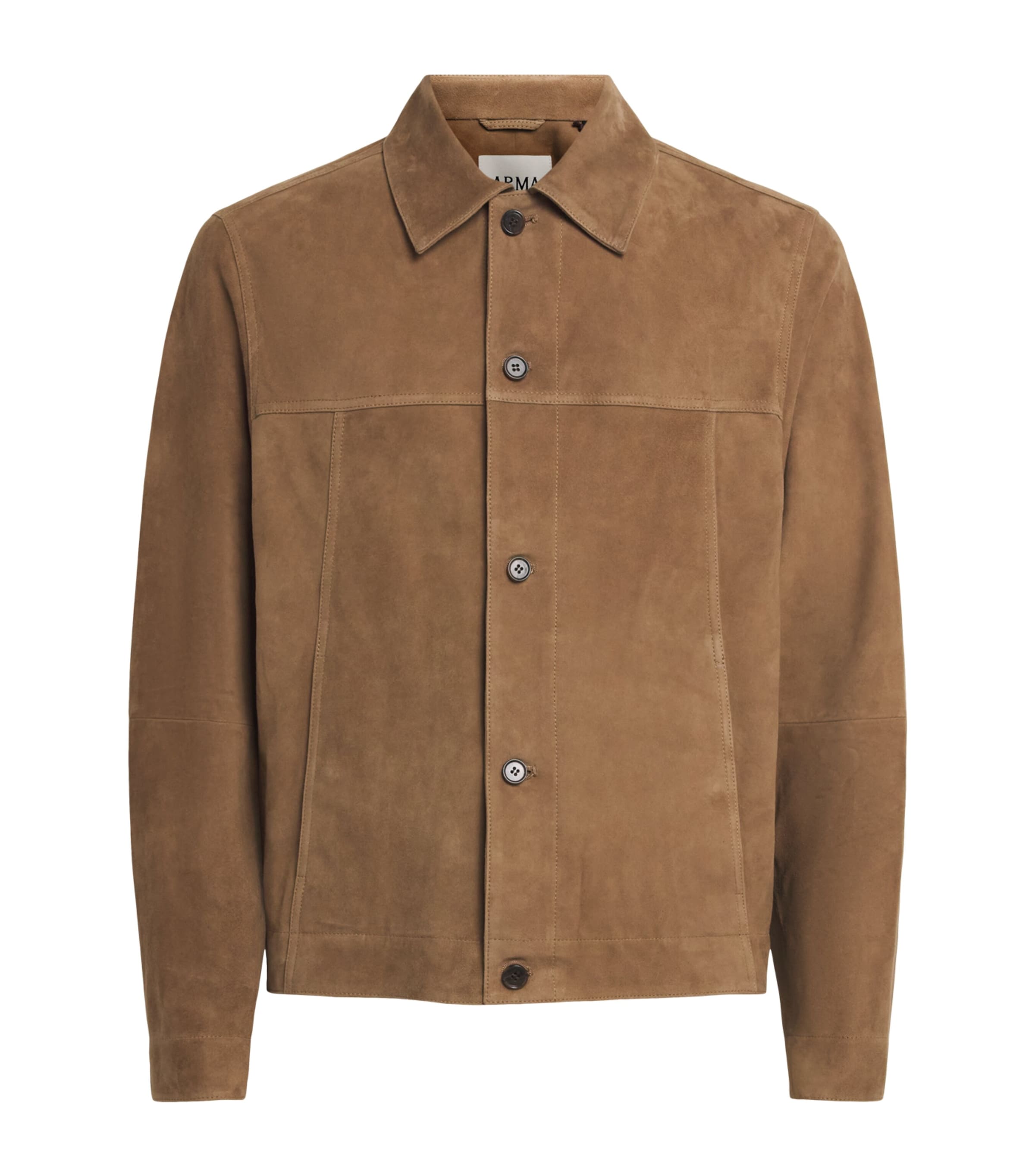 Arma Mens Goat Suede Jaden Jacket Soil Soil