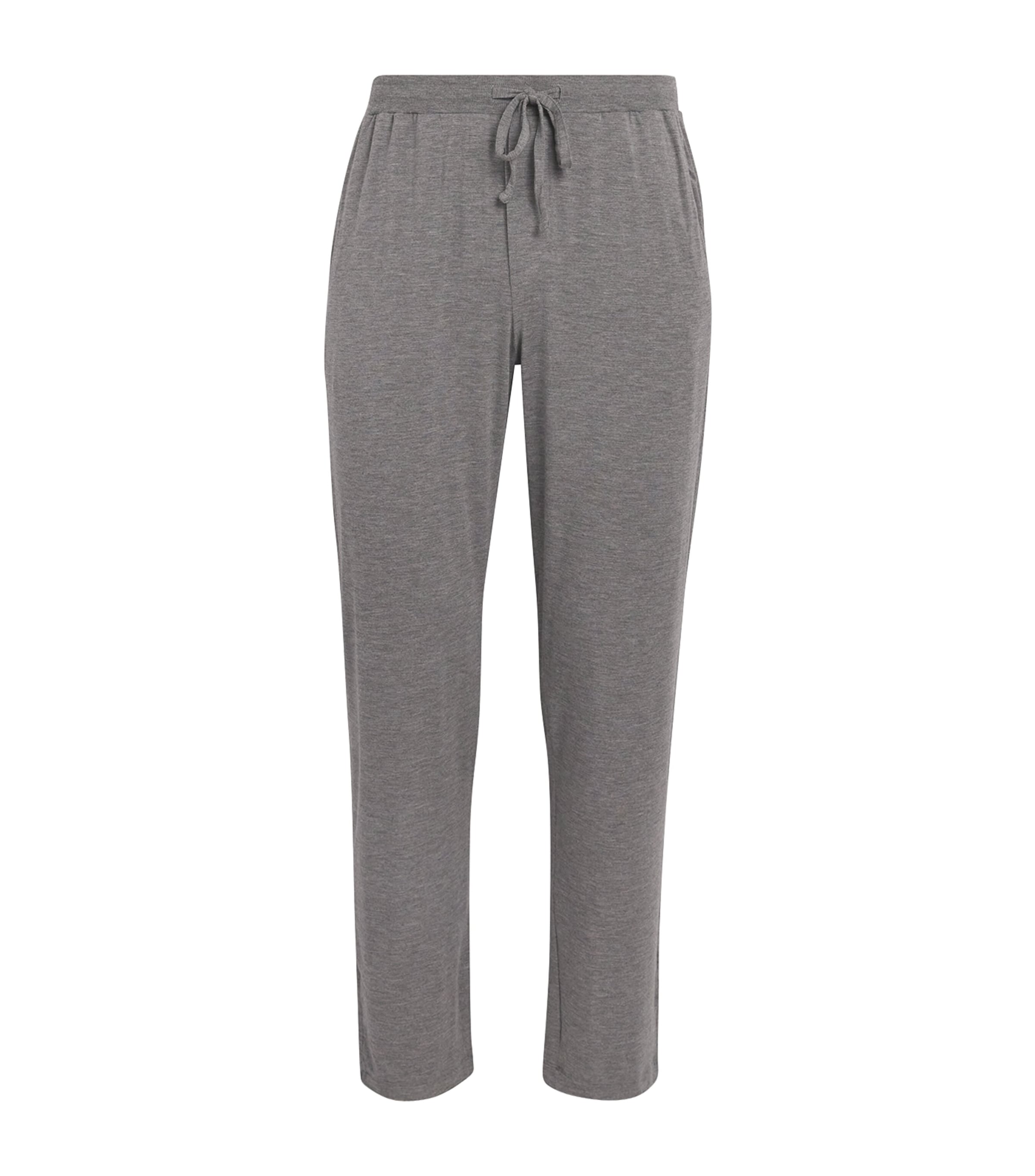 Hanro Mens Casuals Lounge Trousers Stone Melange