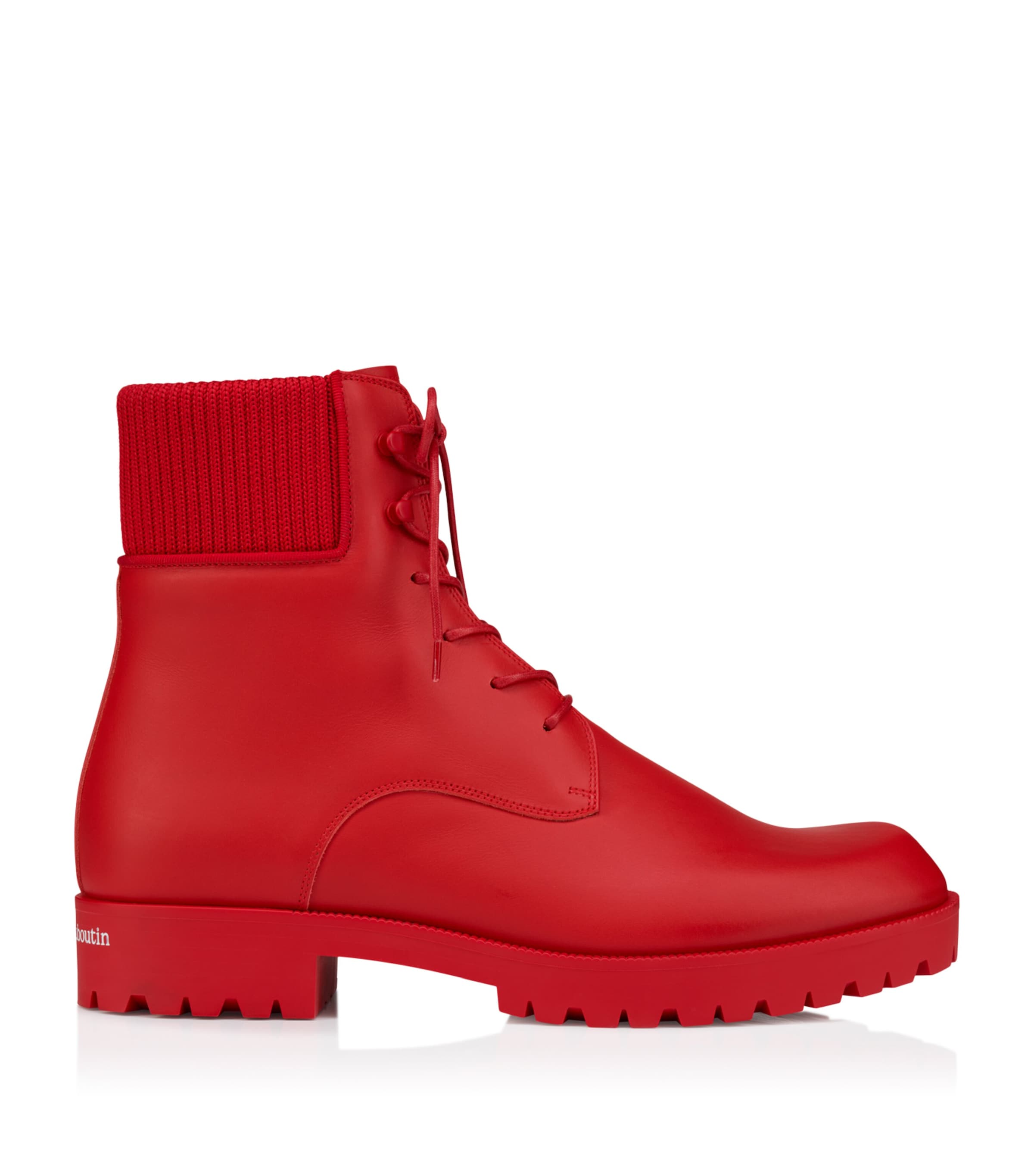 Christian Louboutin Trapman Leather Lace-Up Boots