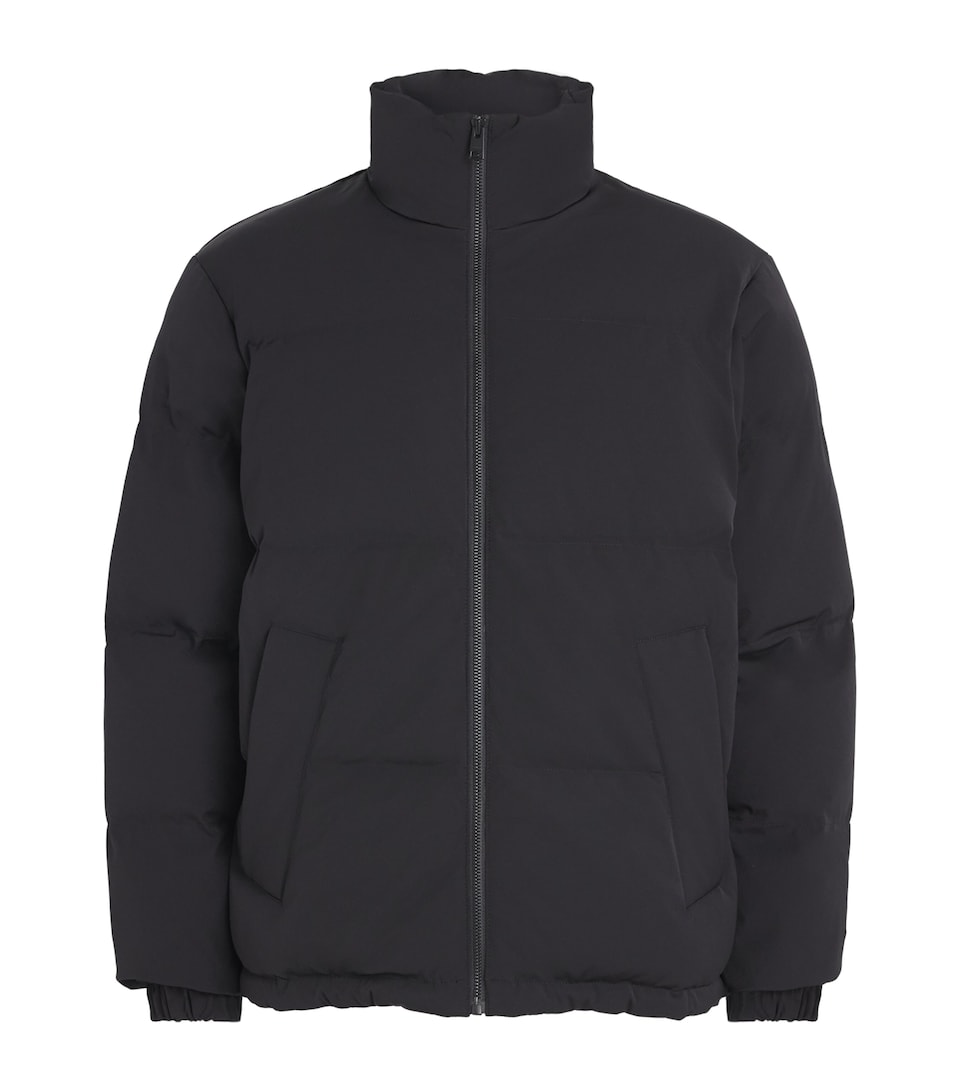 Sandro Paris Mens Down Puffer Jacket Carbon Black