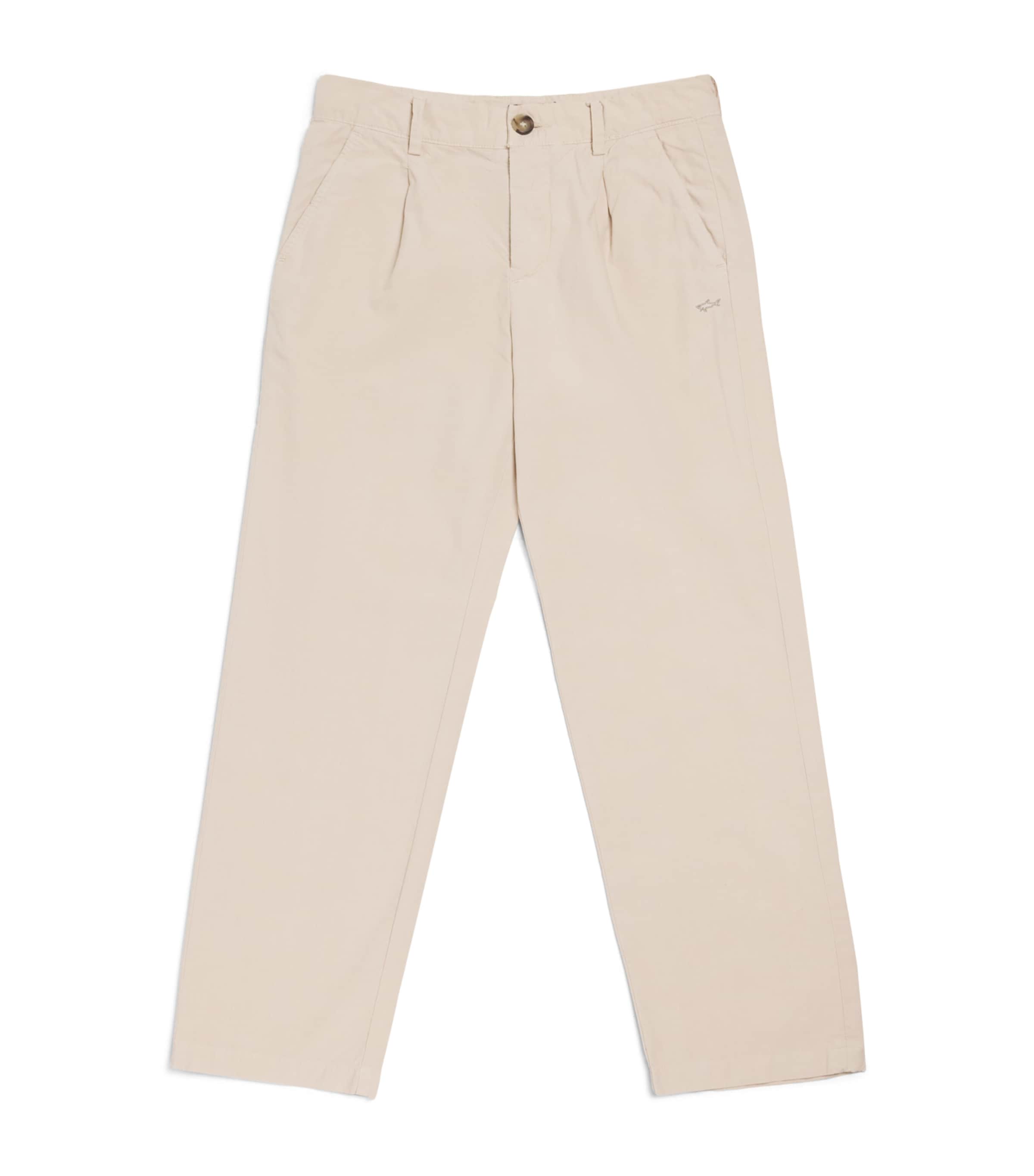 Paul & Shark Cotton Logo Chinos (8-14 Years) Plaza Taupe