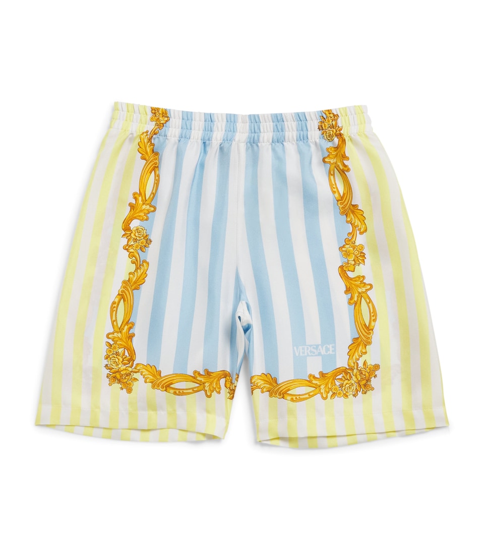 Silk Barocco Pinstripe Shorts (1-5 Years)
