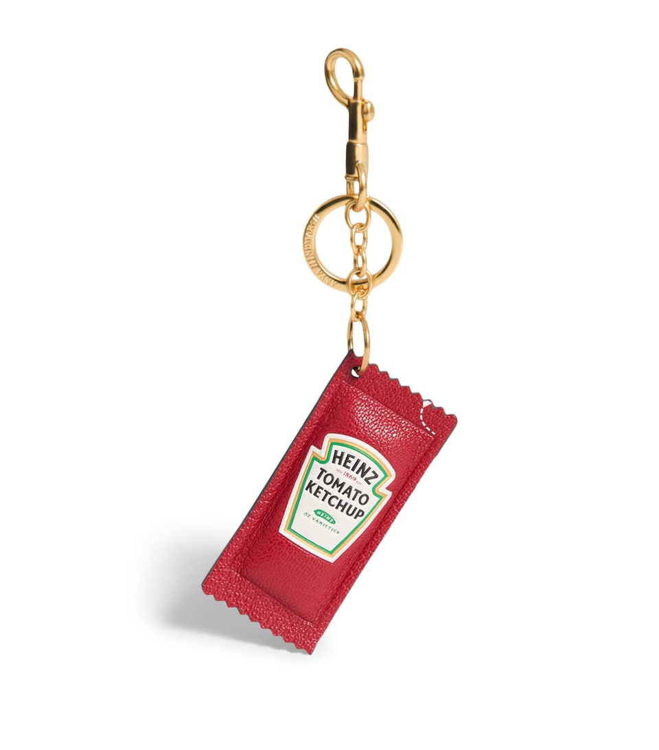 Leather Heinz Ketchup Charm