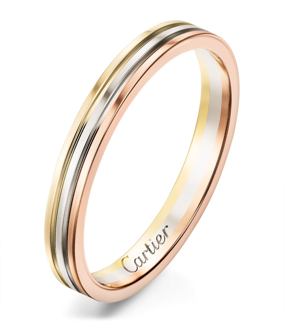 Cartier Mixed Gold Vendôme Louis Cartier Wedding Band Multi Gold