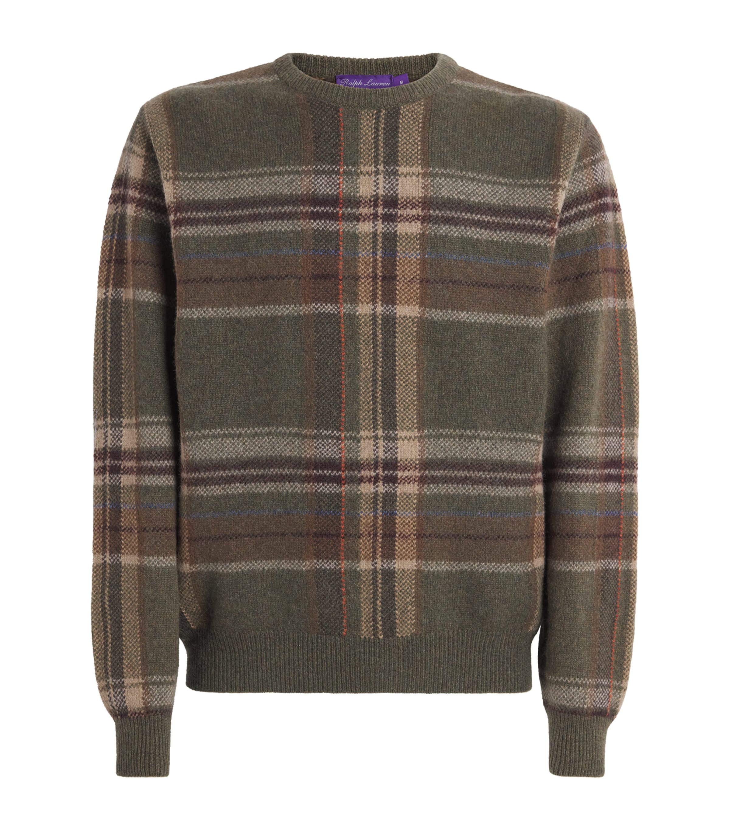 Check Crew-Neck Sweater