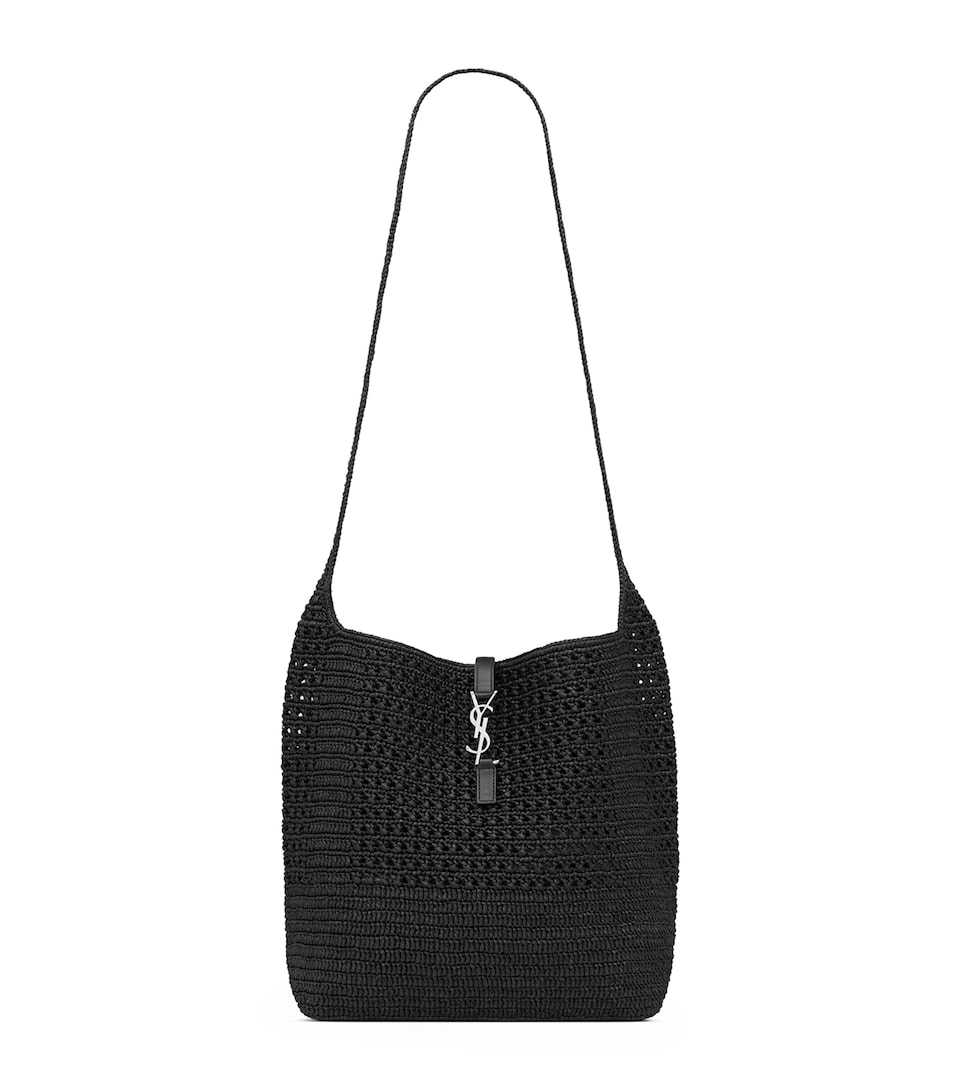 Saint Laurent Raffia Le 5 á 7 Shoulder Bag