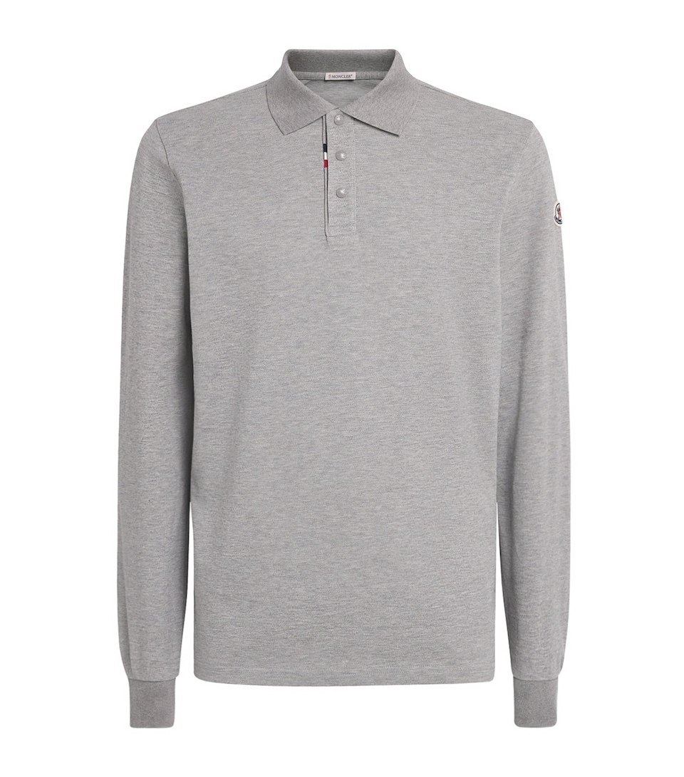 Moncler Mens Cotton Polo Shirt