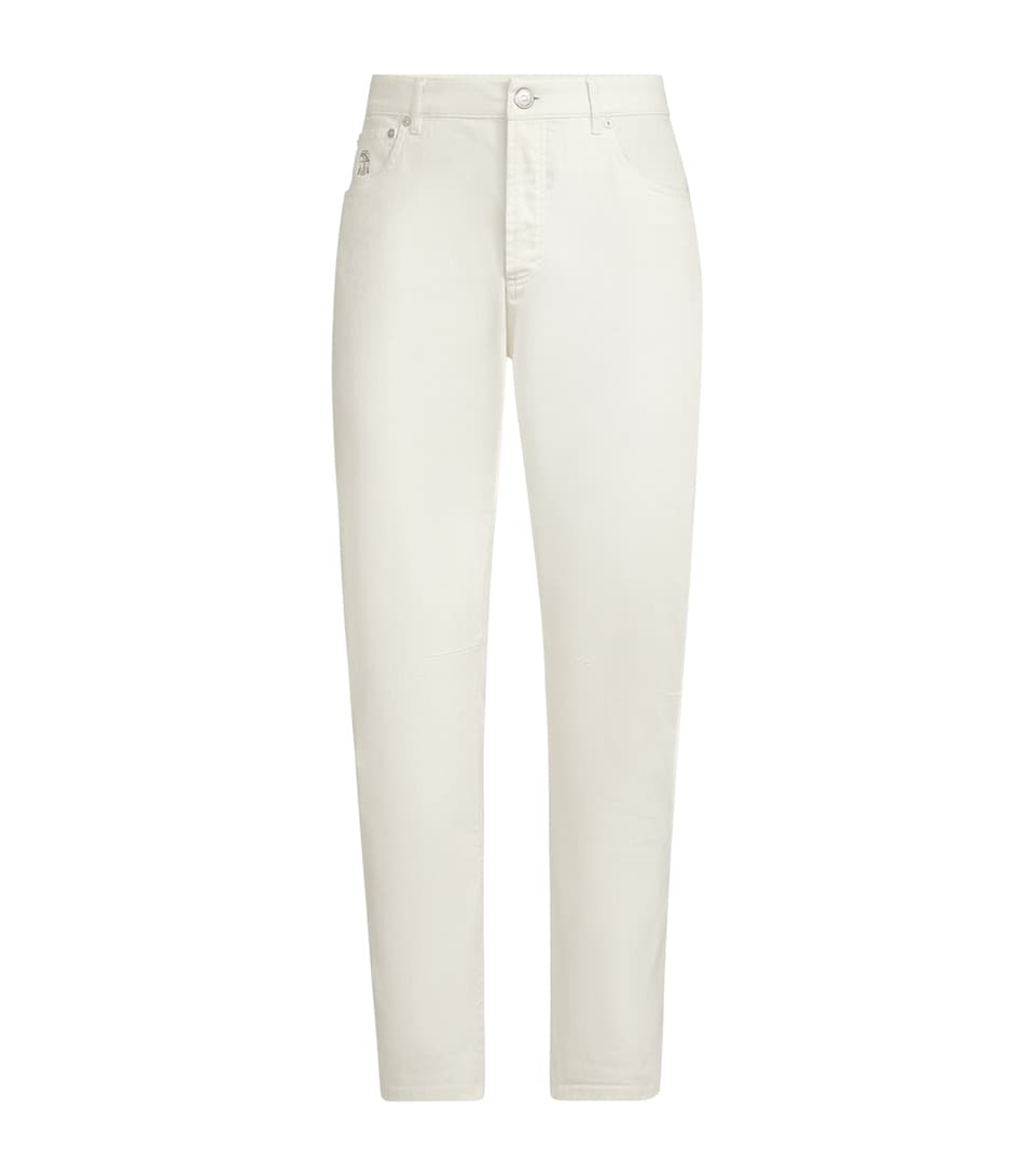 Brunello Cucinelli Mens Comfort Denim Five-Pocket Trousers