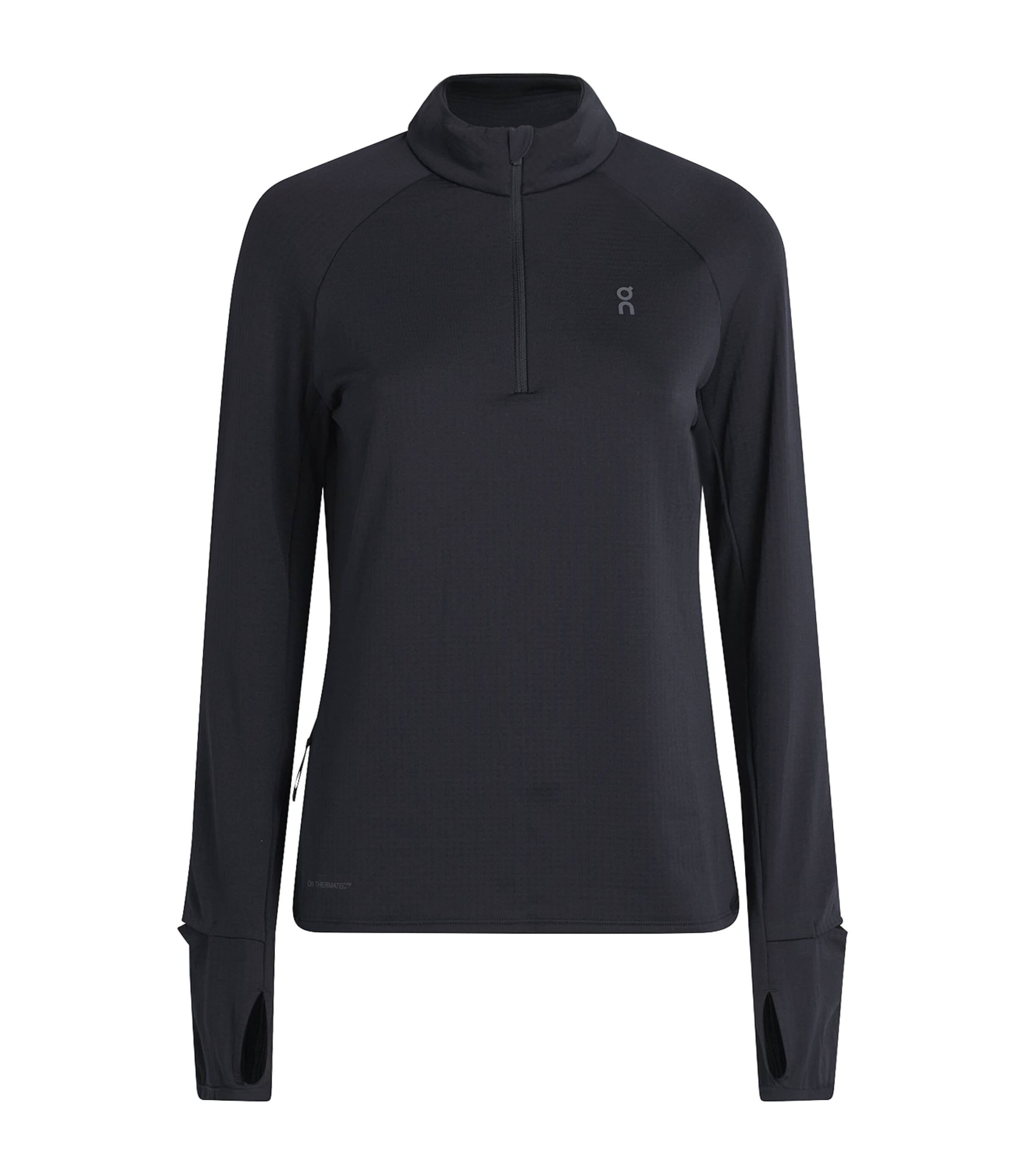 On Womens Climate Quarter-Zip Top Black