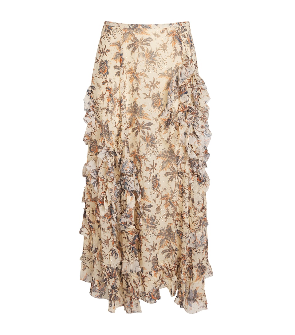Chiffon Adele Midi Skirt