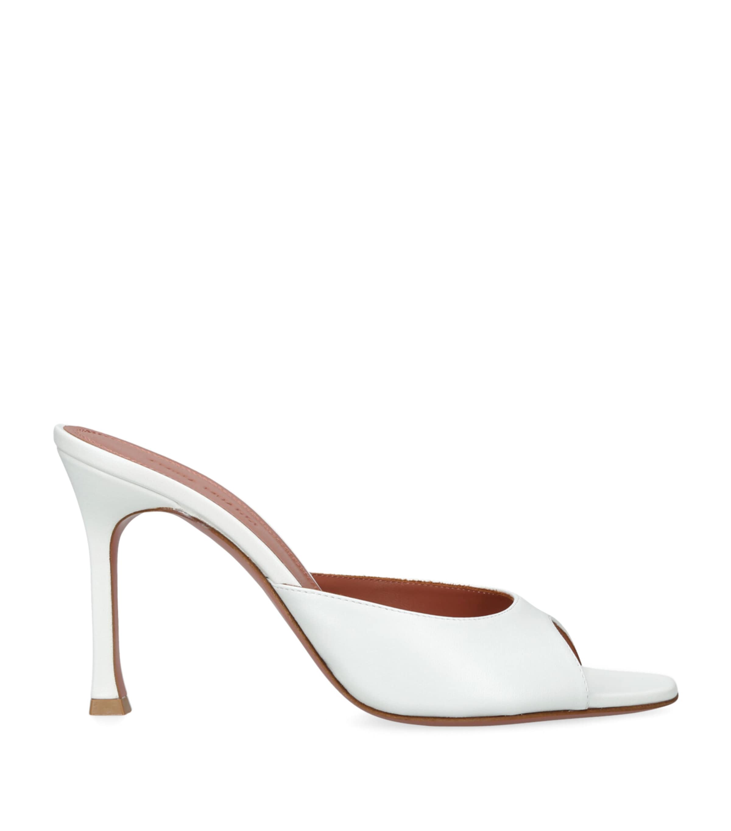 Leather Alexa Heeled Mules 95