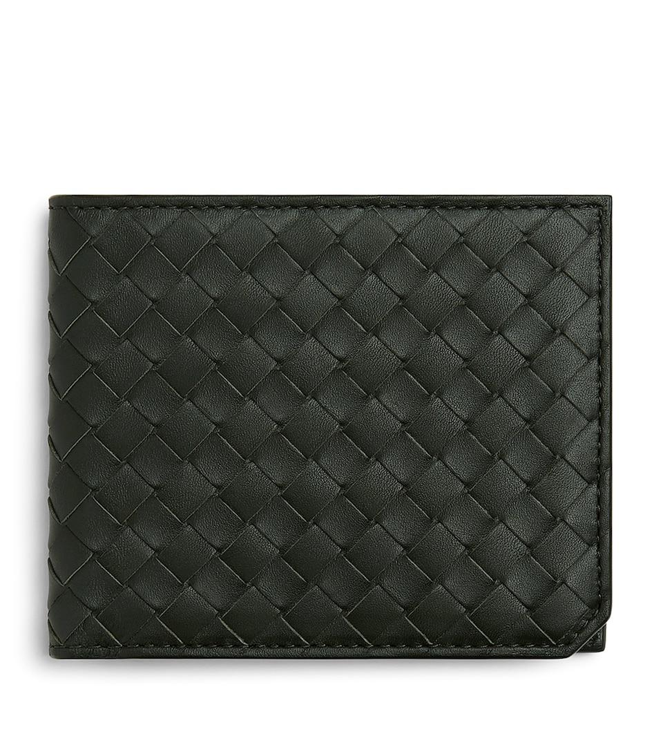 Bottega Veneta Leather Intrecciato Piccolo Bifold Wallet