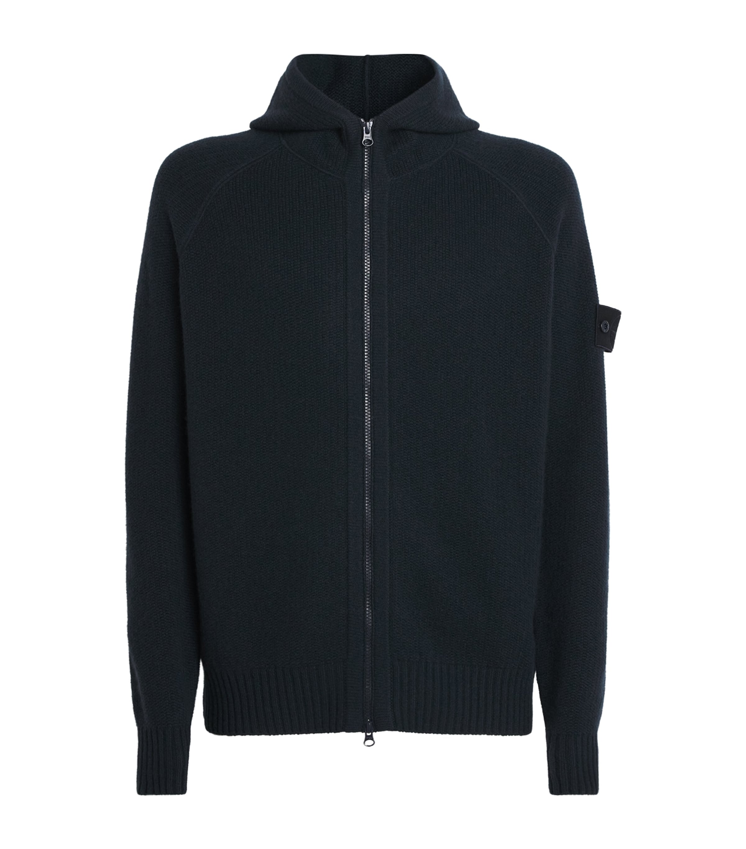Cashmere Zip-Up Ghost Hoodie