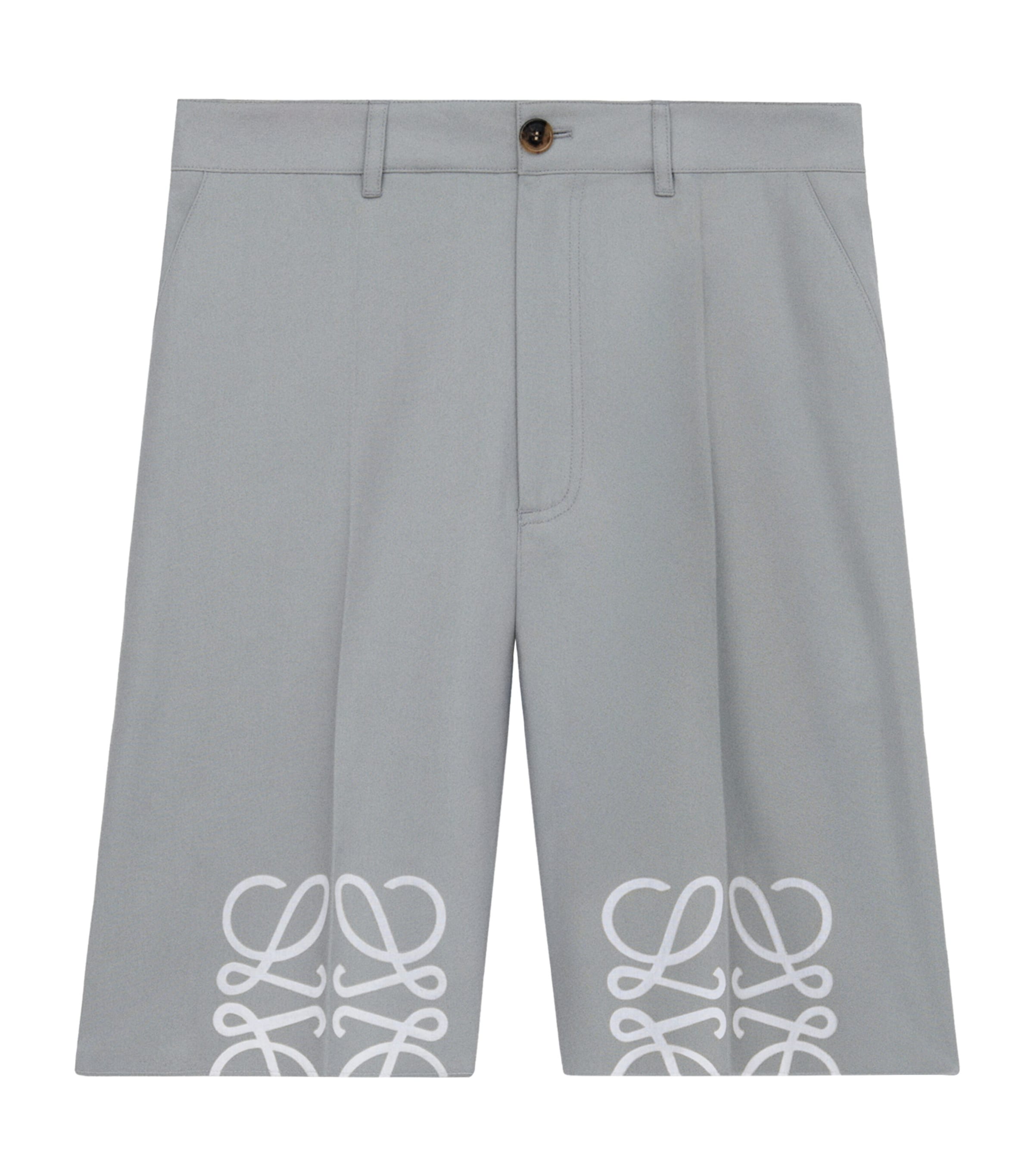 Cotton  Tailored Anagram Shorts