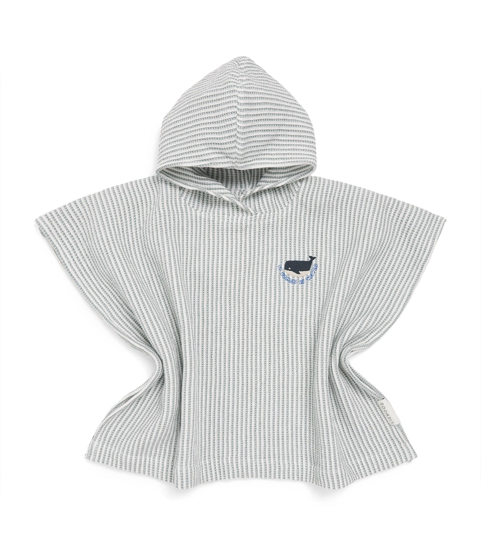 Organic Cotton Stripe Paco Poncho (1-4 Years)