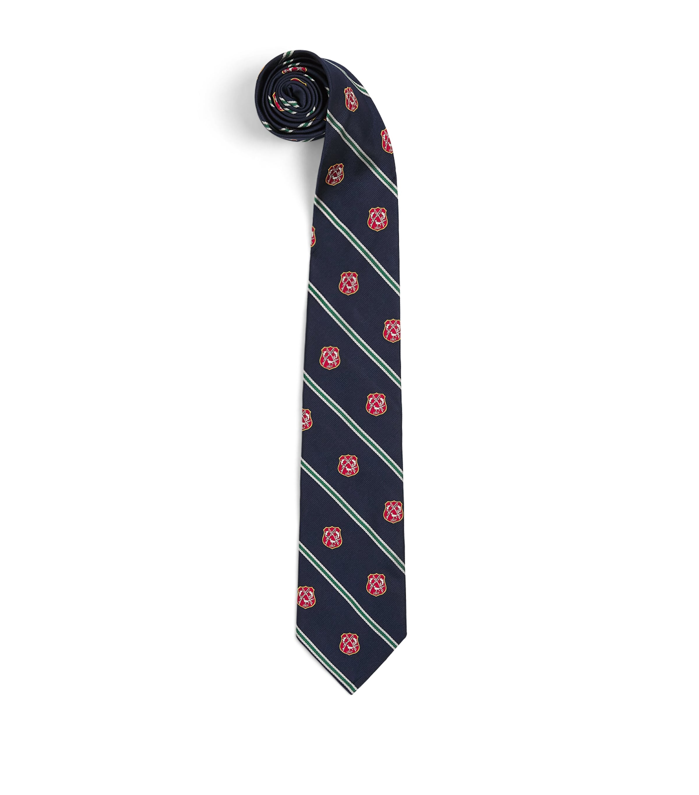 Polo Ralph Lauren Silk Repp Club Tie Navy