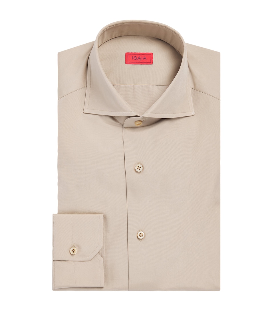 Isaia Mens Cotton Shirt
