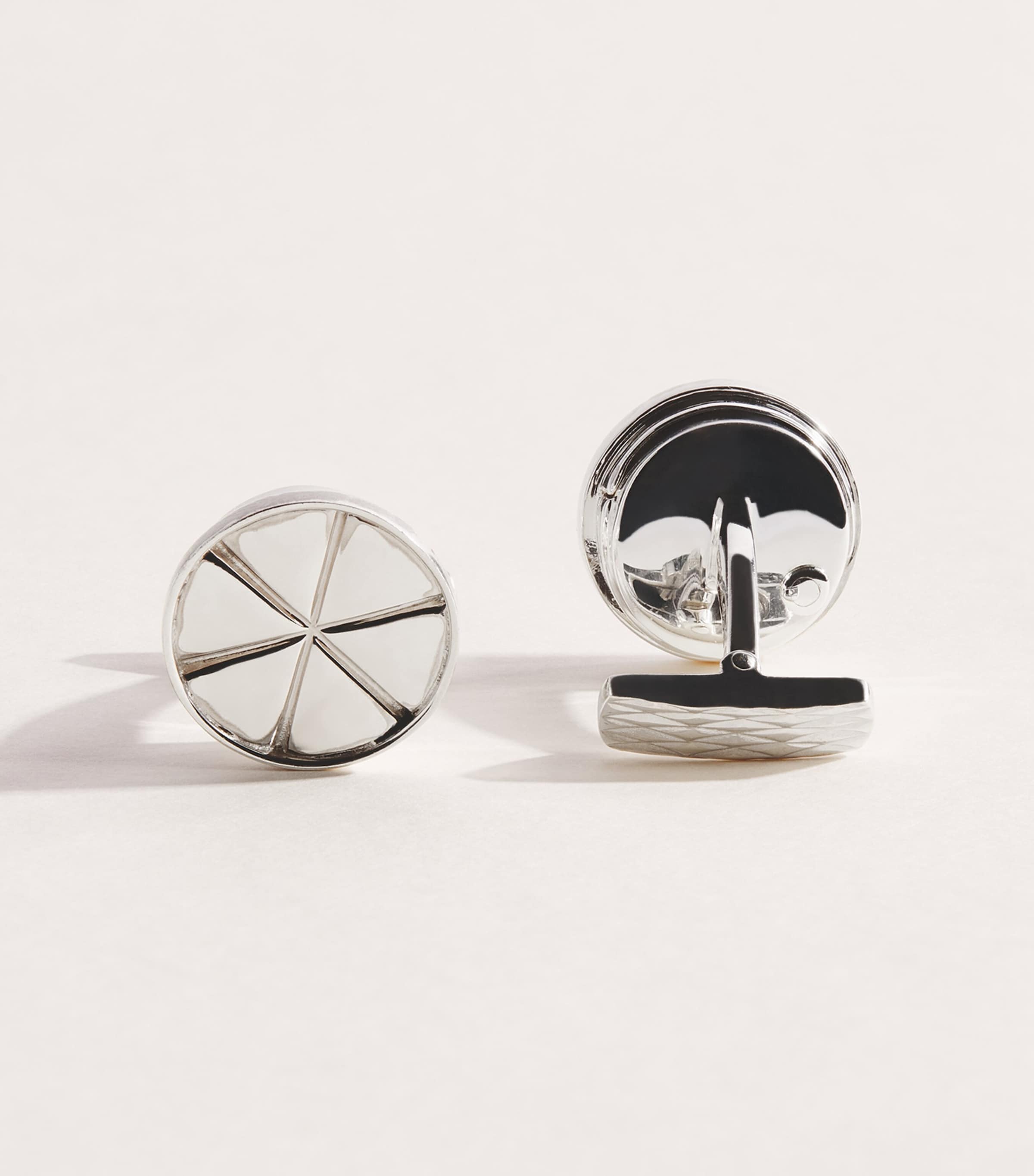 Purdey Silver Opening Cartridge Cufflinks Svr