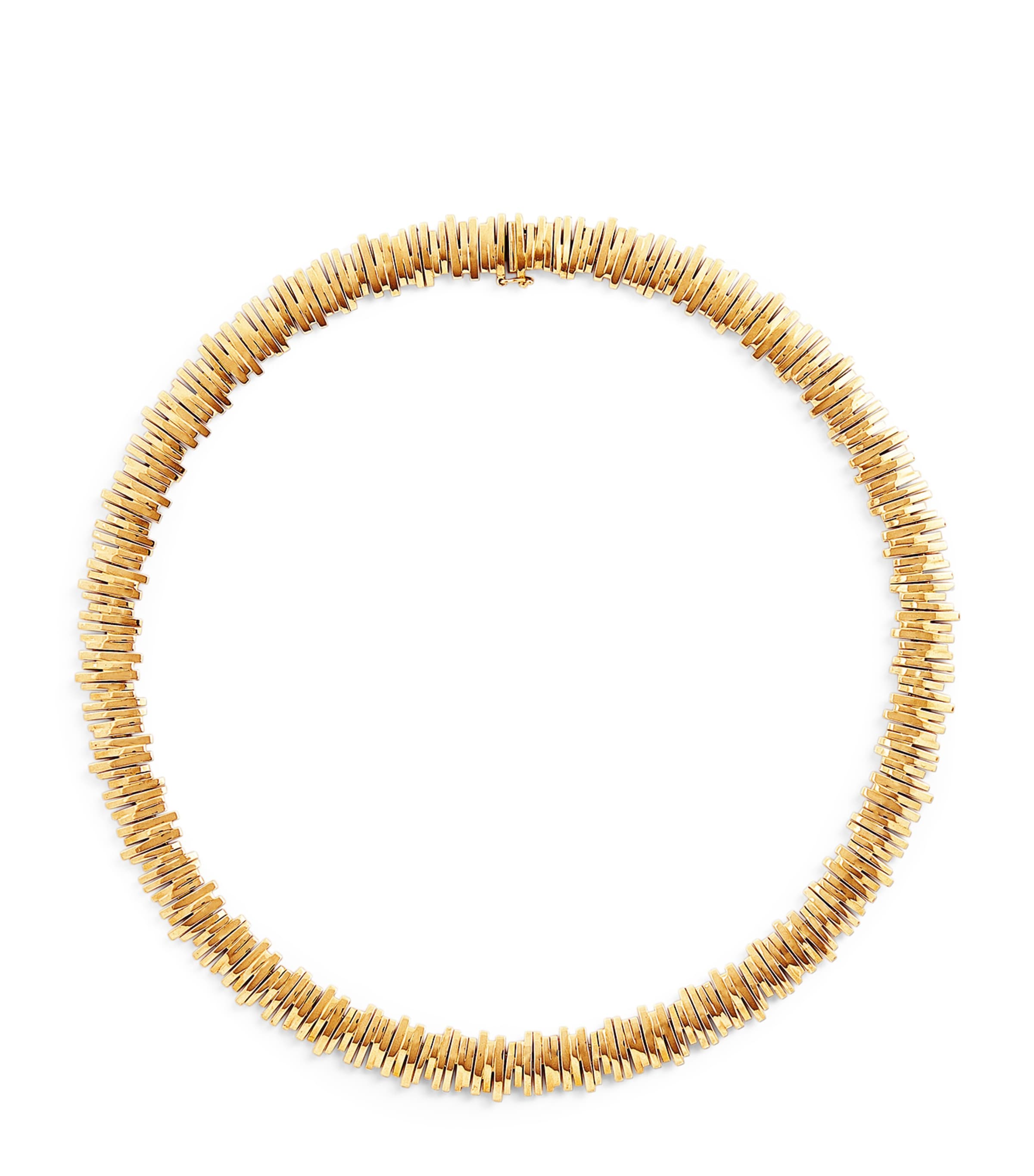 Yellow Gold Golden Age Tennis Necklace