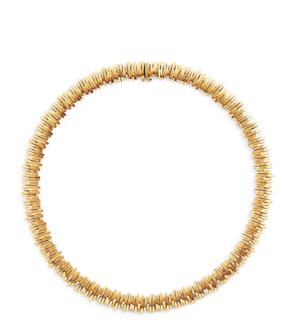 Yellow Gold Golden Age Tennis Necklace