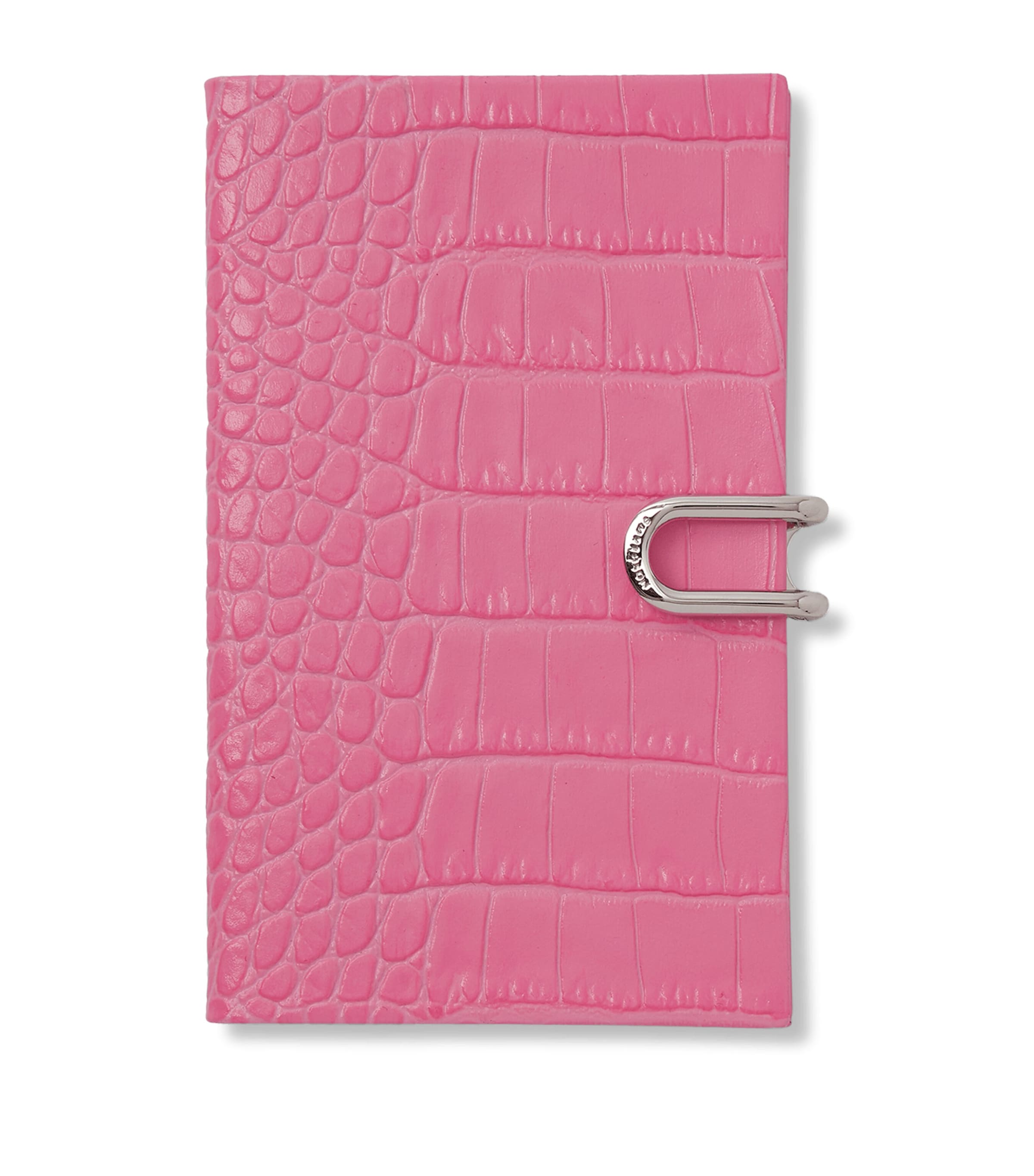 Smythson Leather Panama Weekly Diary 2027 Flamingo