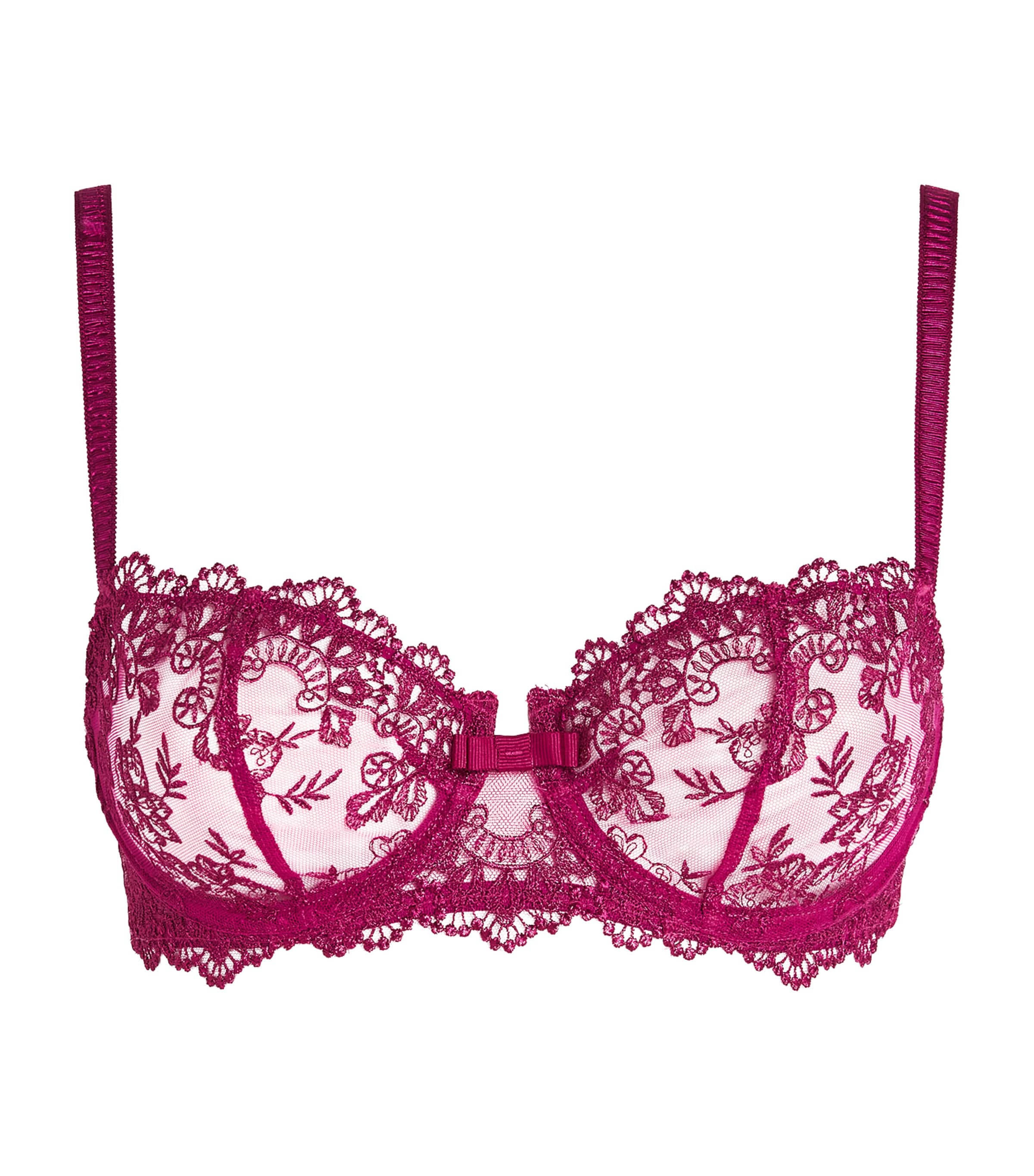 Simone Perele Womens Passion Half-Cup Bra Desire Pink