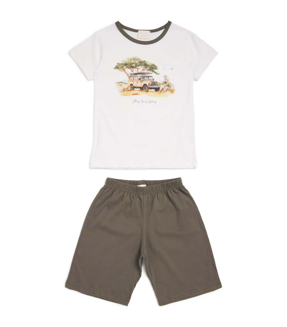 Safari Print Pyjama Set (3-14 Years)