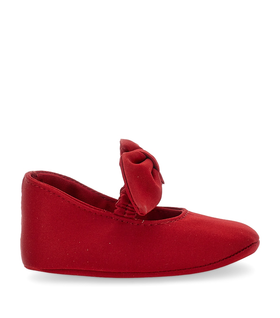 Bow-Embellished Booties