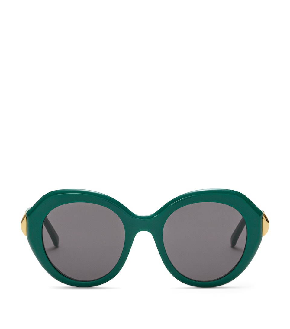 LOEWE Coil Butterfly Sunglasses Emerald Green