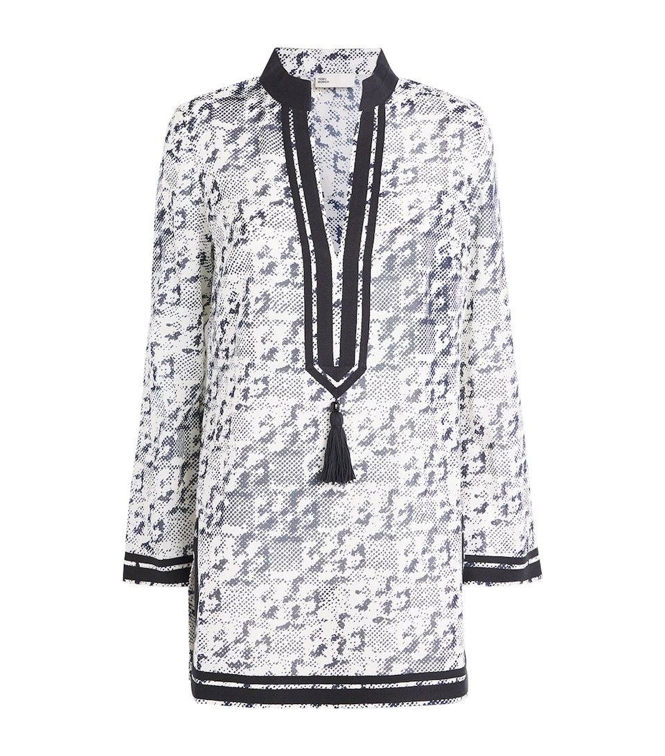 Silk-Cotton Printed Kaftan