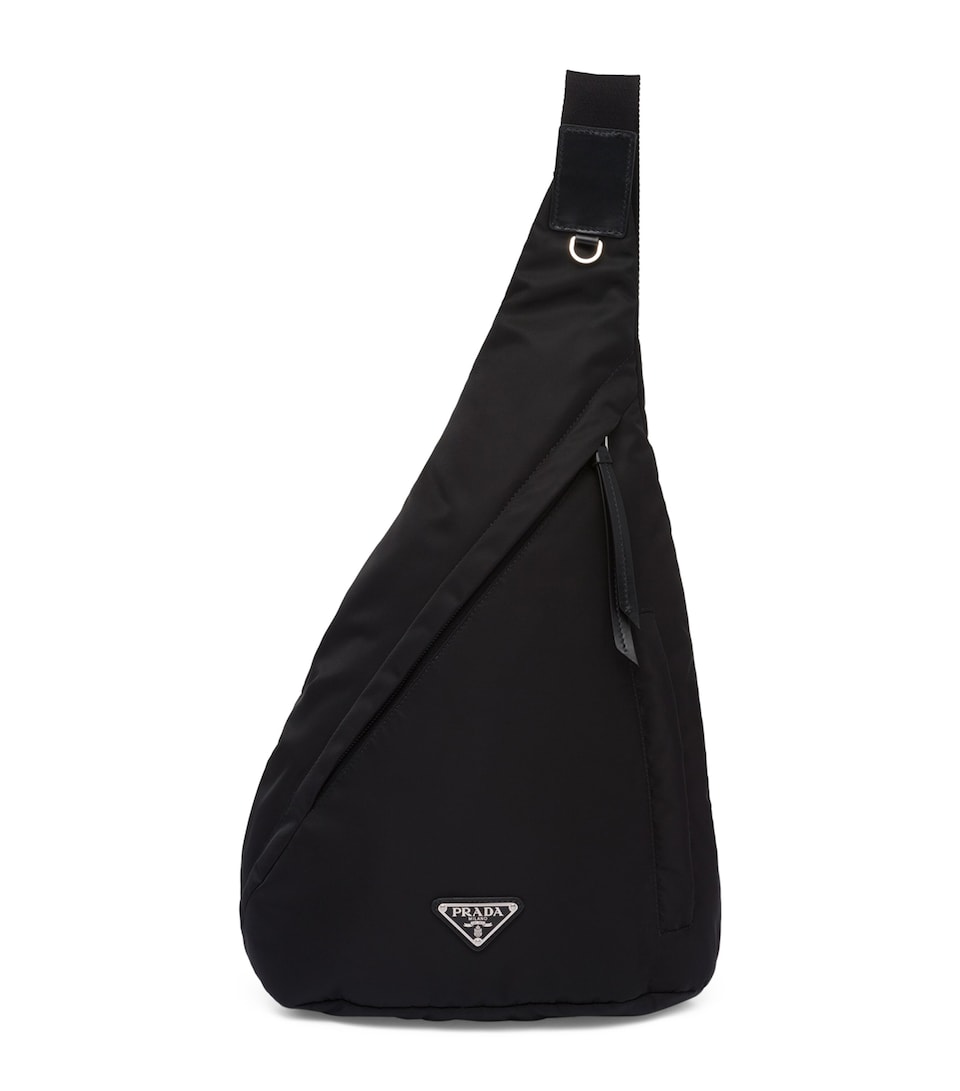 Re-Nylon and Leather Backpack