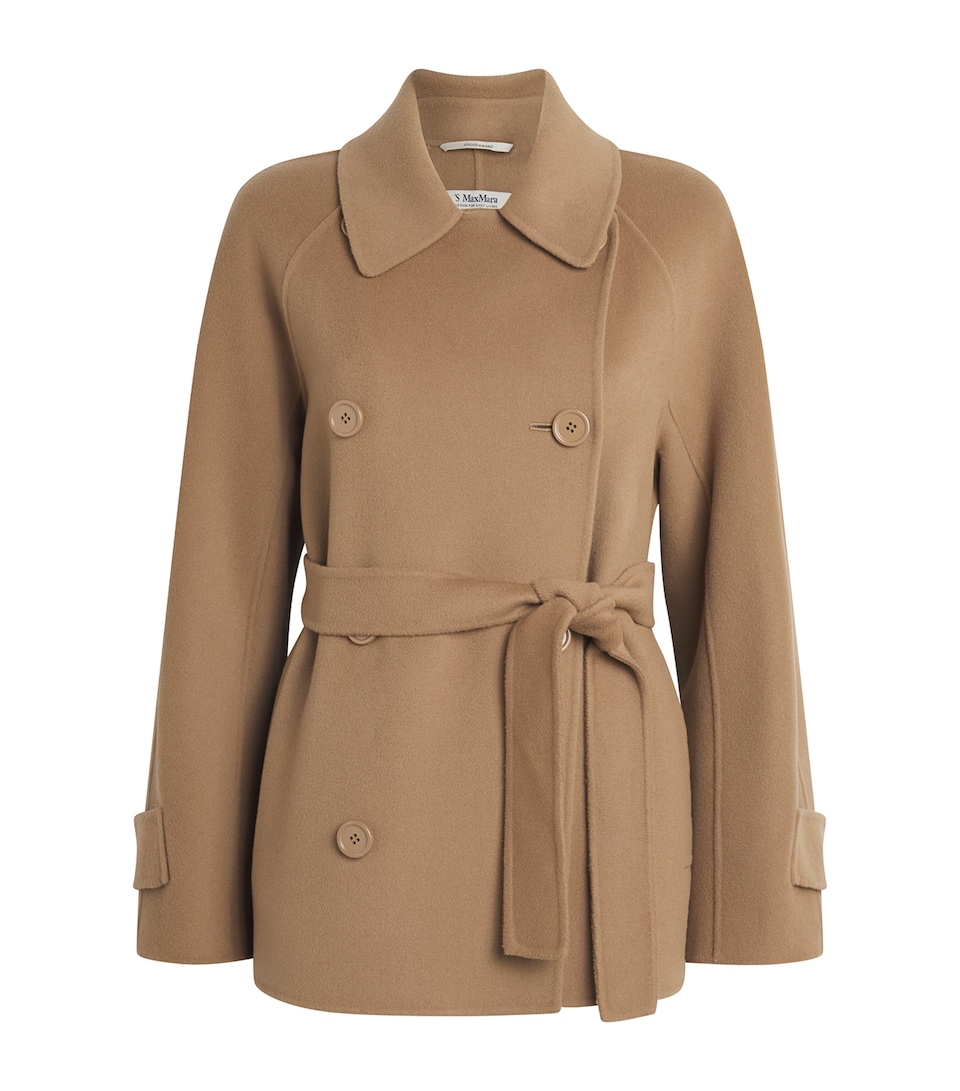 Wool Short Trench Coat