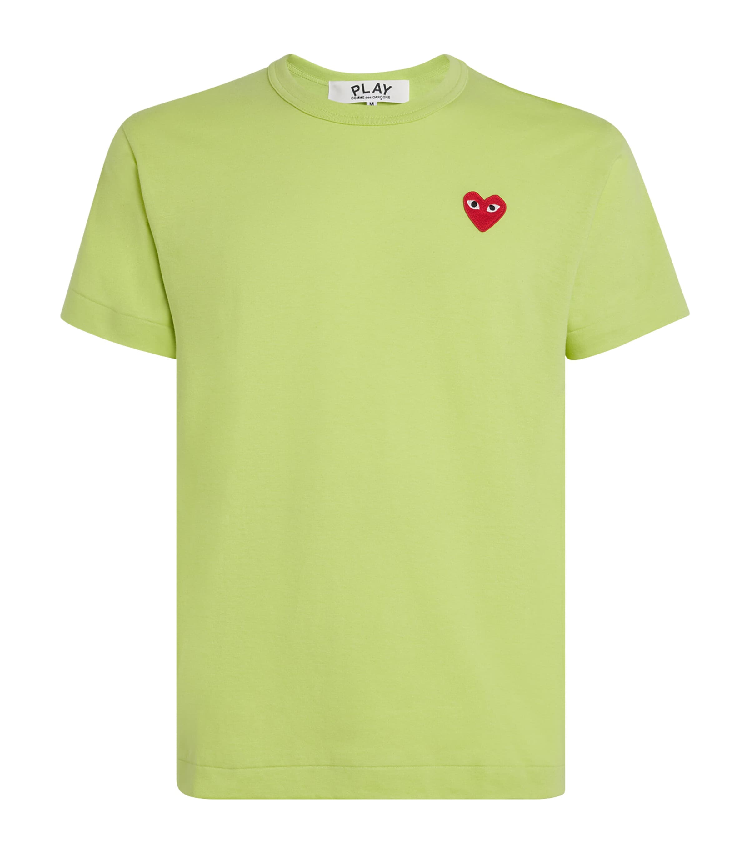 Comme Des Garçons Play Mens Heart Logo T-Shirt Green