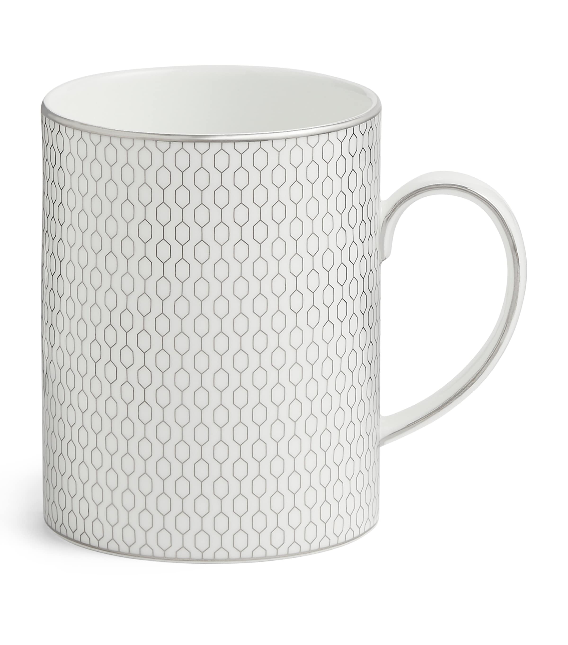 Wedgwood Gio Platinum Mug (8cm) White
