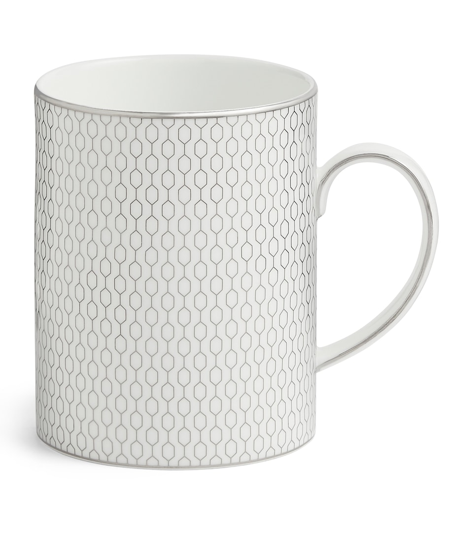 Wedgwood Gio Platinum Mug (8cm) White