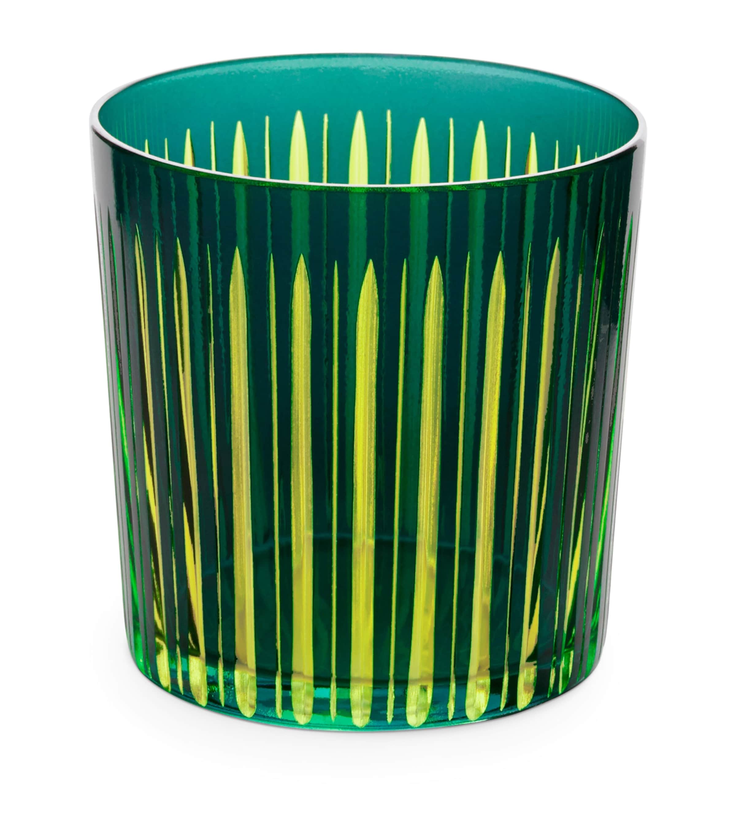 L'Objet Prism Double Old Fashioned Glasses (Set of 4) Green
